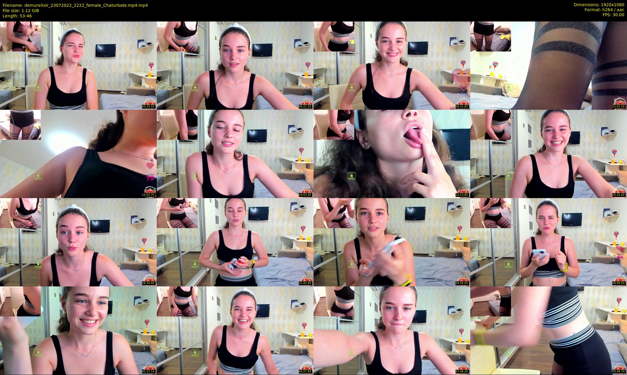 demurelixir — 54 minute Chaturbate female cam show recording, 1080p, Jul 23, 2022