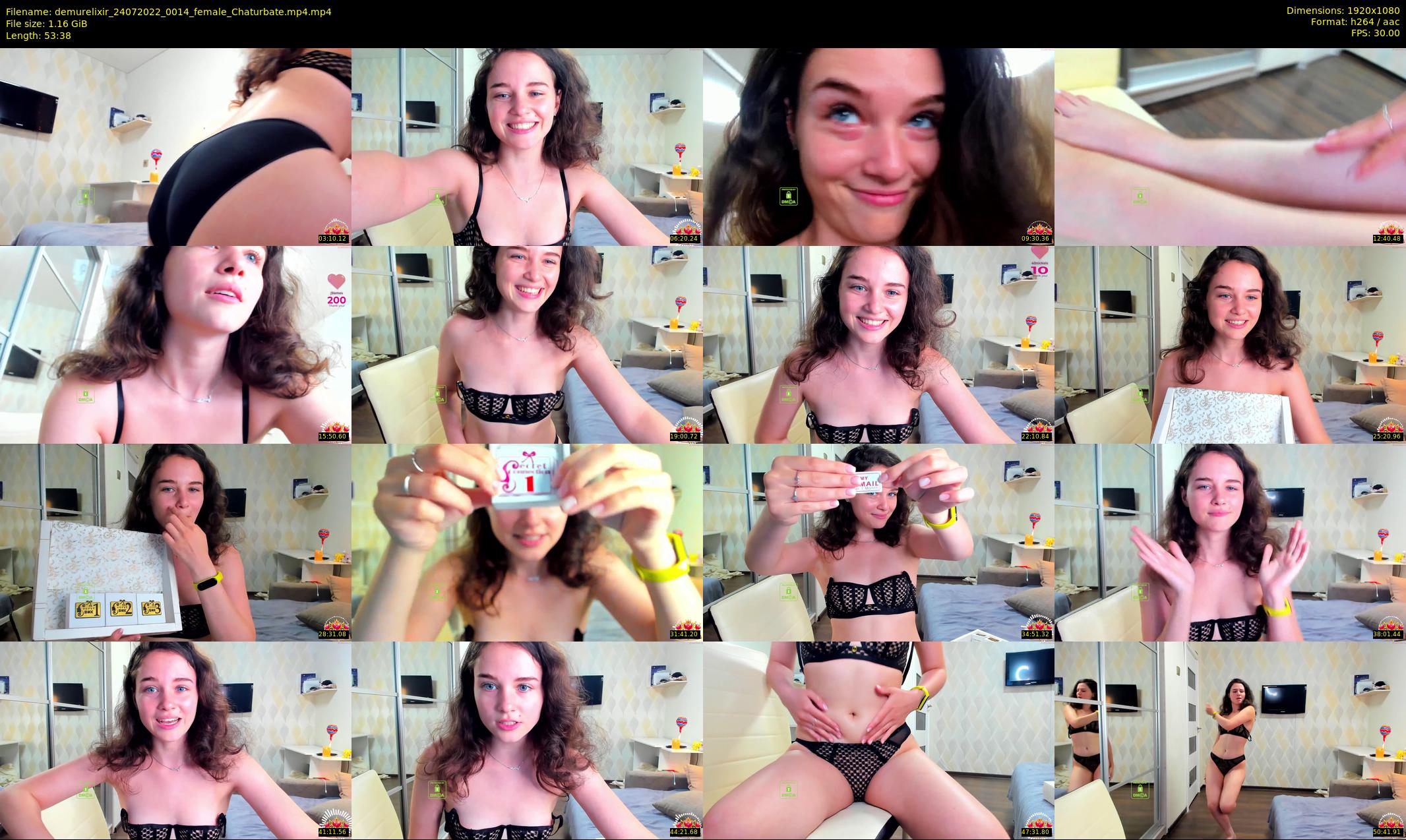 demurelixir — 54 minute Chaturbate female cam show recording, 1080p, Jul 24, 2022
