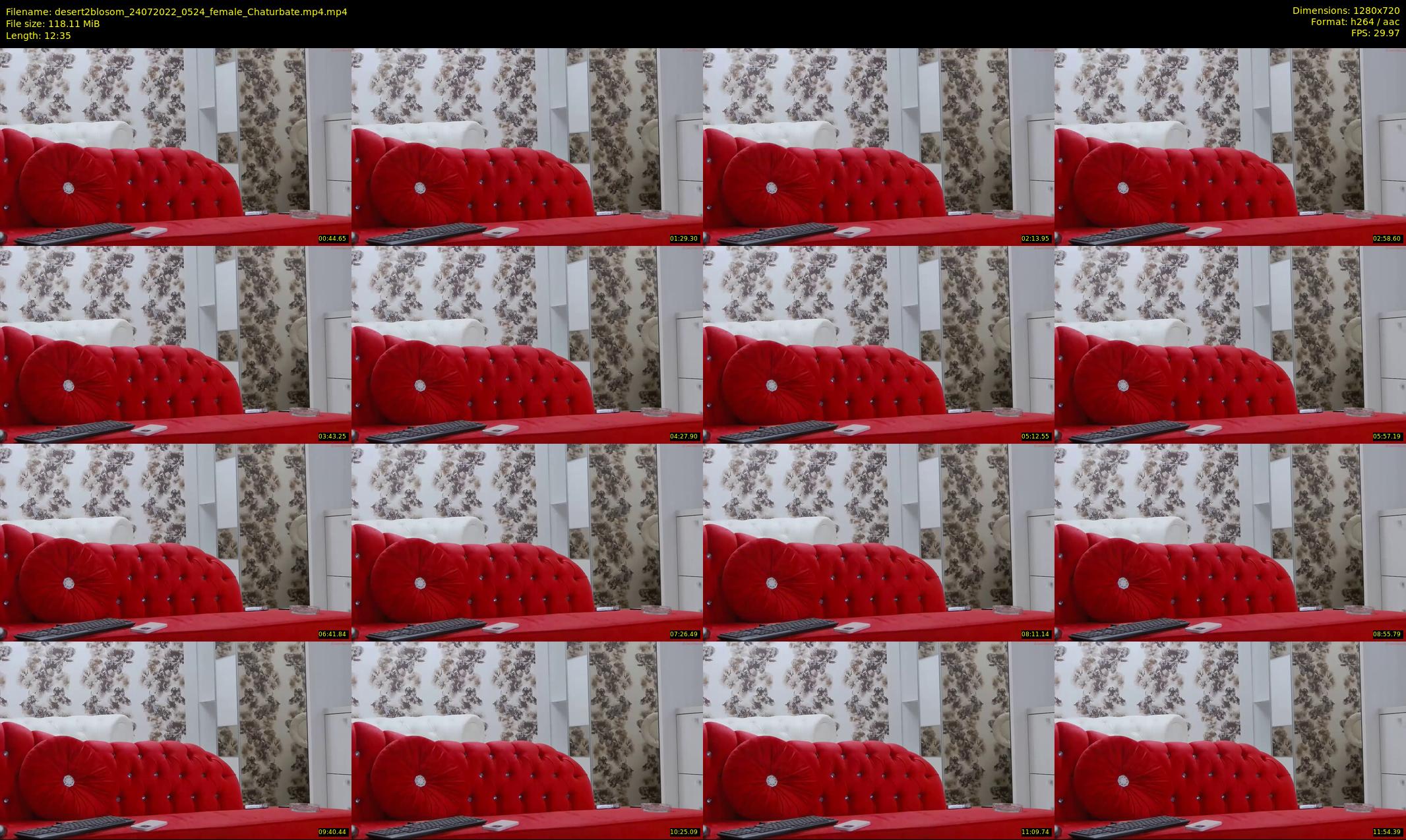 desert2blosom — 13 minute Chaturbate female cam show recording, 720p, Jul 24, 2022
