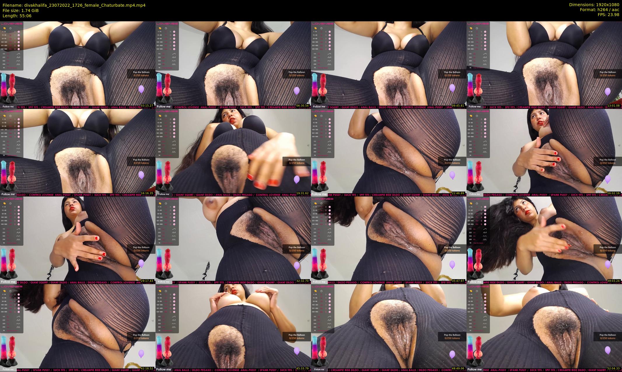 divakhalifa — 56 minute Chaturbate female cam show recording, 1080p, Jul 23, 2022
