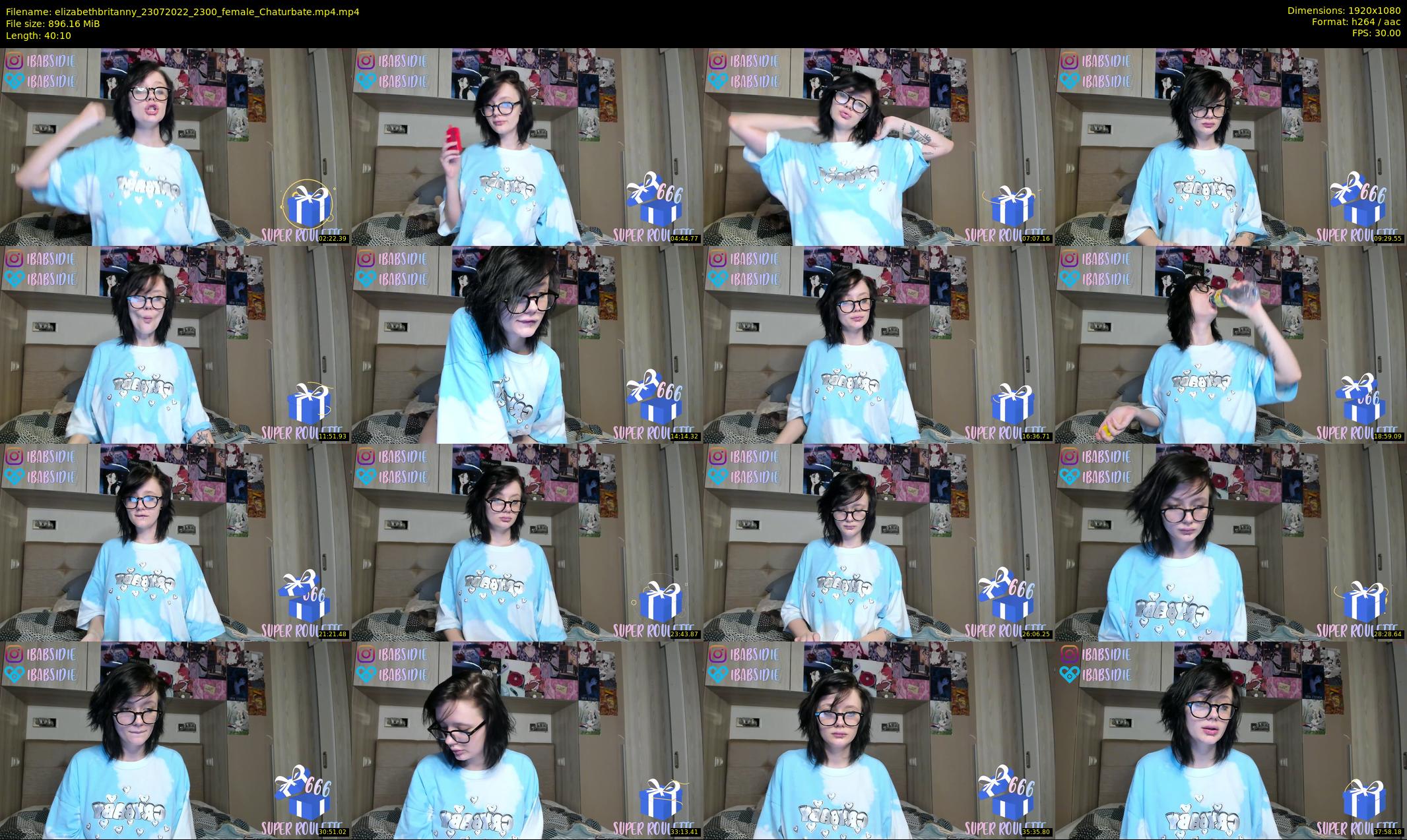 elizabethbritanny — 41 minute Chaturbate female cam show recording, 1080p, Jul 23, 2022