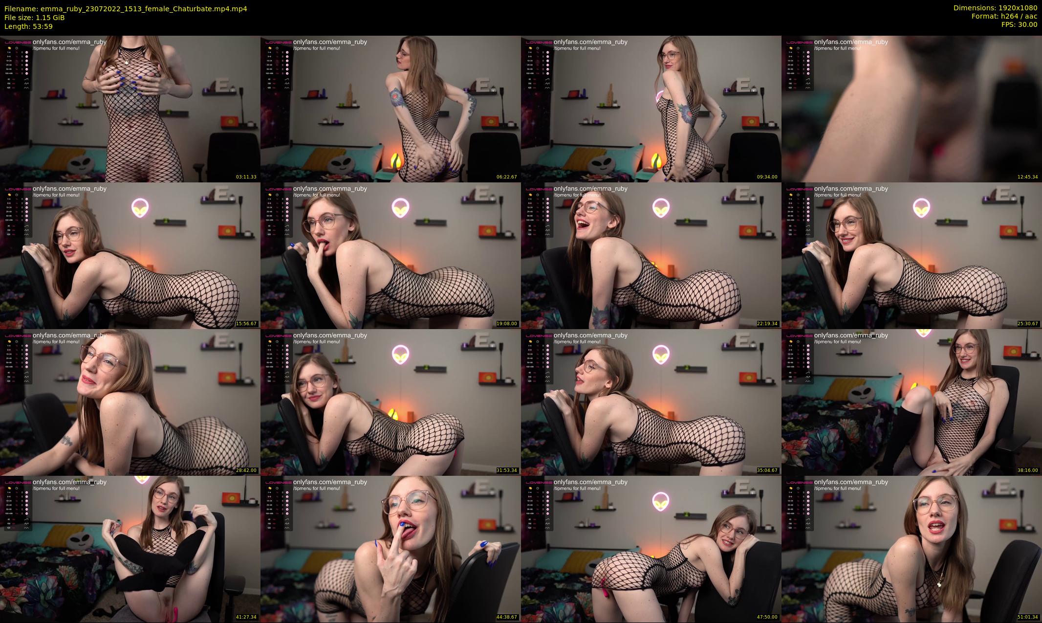 emma_ruby — 54 minute Chaturbate female cam show recording, 1080p, Jul 23, 2022