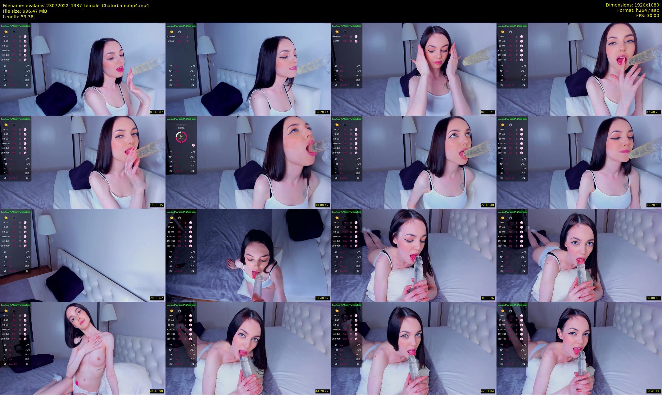evalanis — 54 minute Chaturbate couple cam show recording, 1080p, Jul 23, 2022