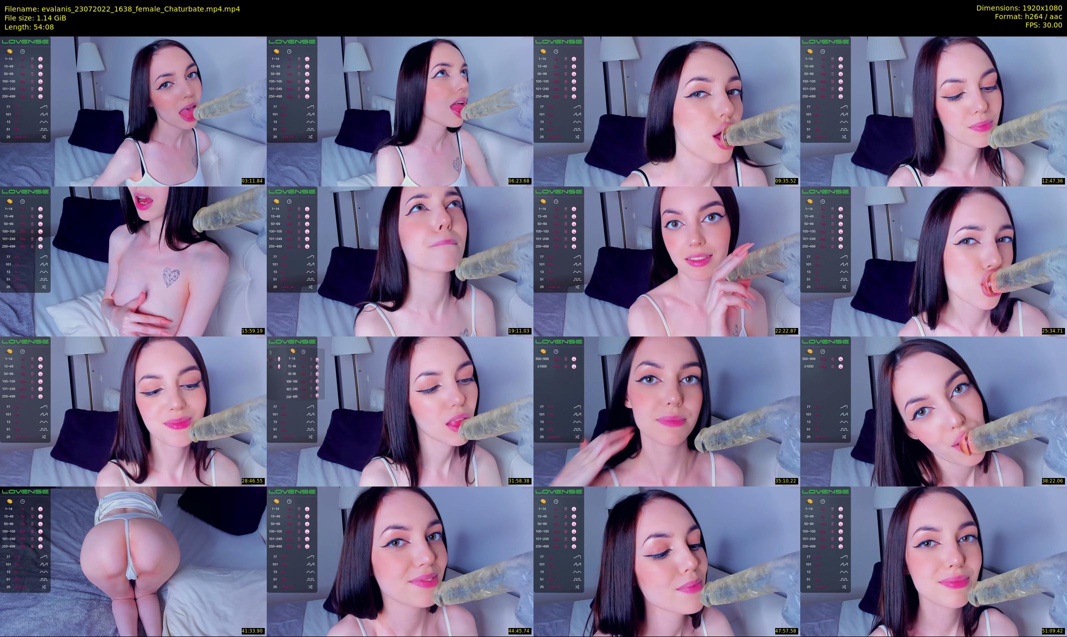 evalanis — 55 minute Chaturbate couple cam show recording, 1080p, Jul 23, 2022