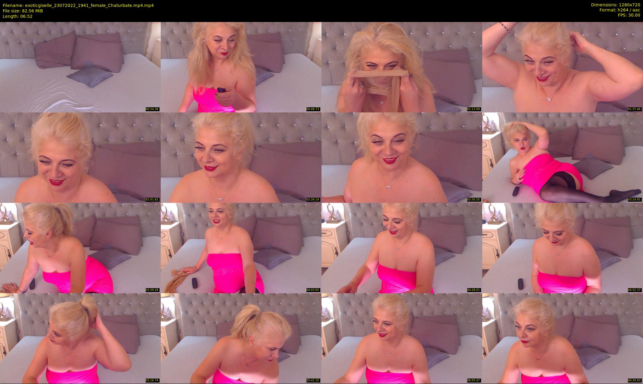 exoticgiselle — 7 minute Chaturbate female cam show recording, 720p, Jul 23, 2022