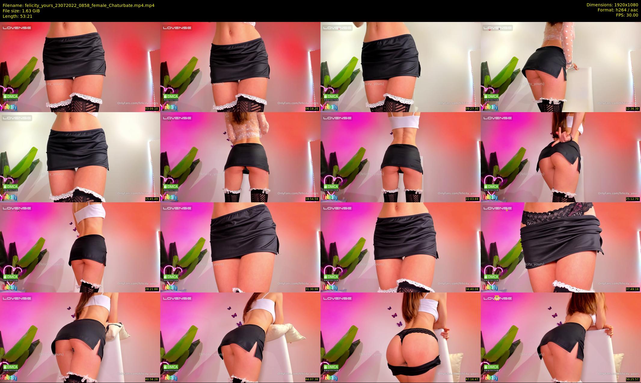 felicity_yours — 54 minute Chaturbate female cam show recording, 1080p, Jul 23, 2022