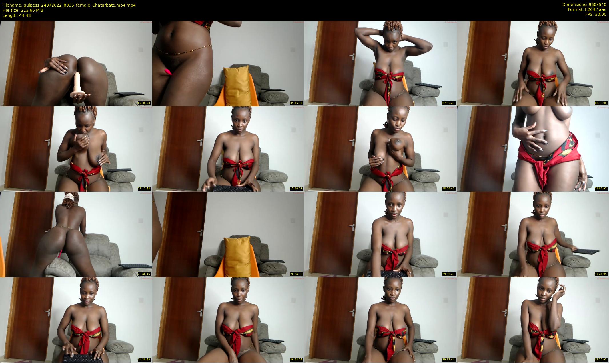 gulpess — 45 minute Chaturbate female cam show recording, 480p, Jul 24, 2022