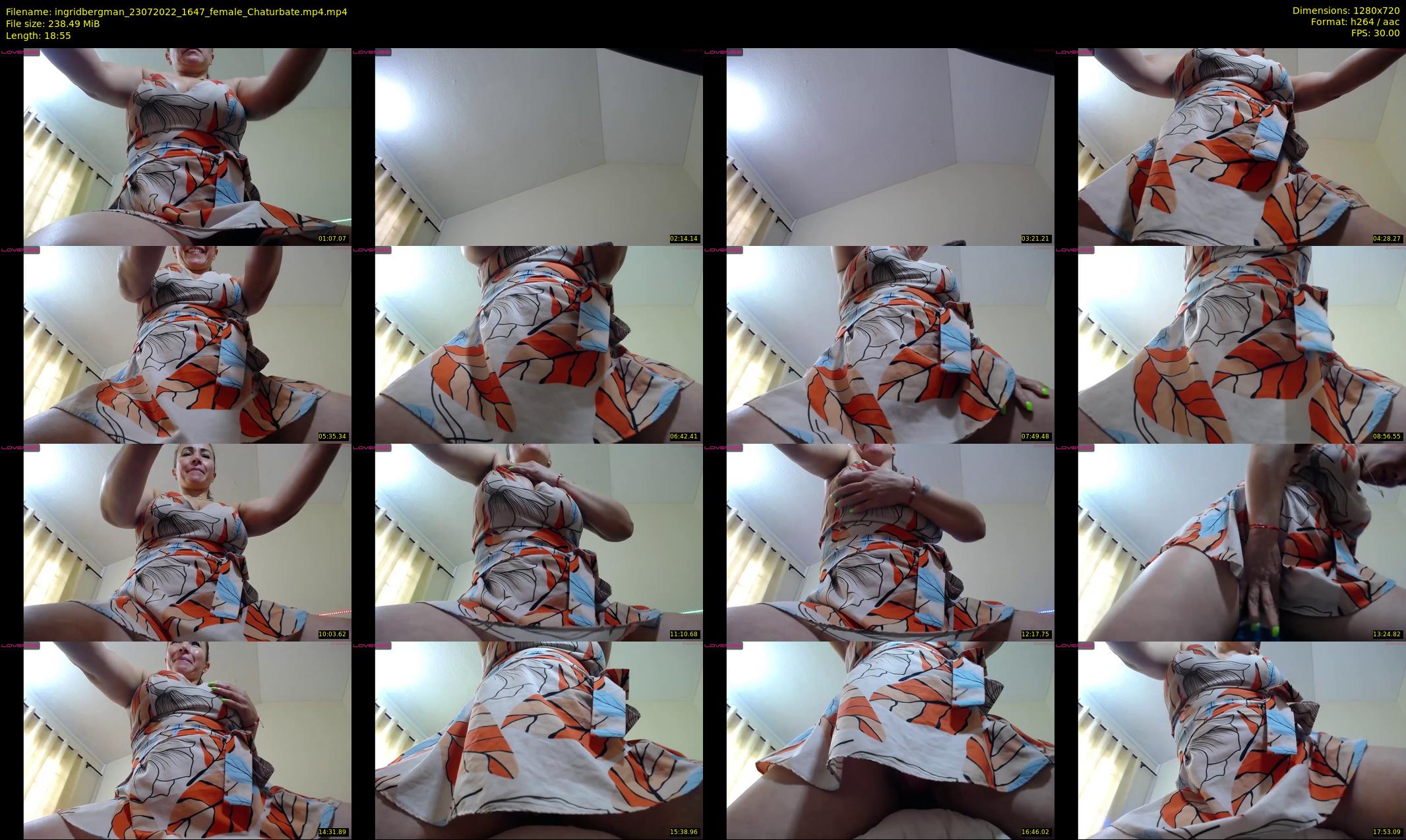 ingridbergman — 19 minute Chaturbate female cam show recording, 720p, Jul 23, 2022