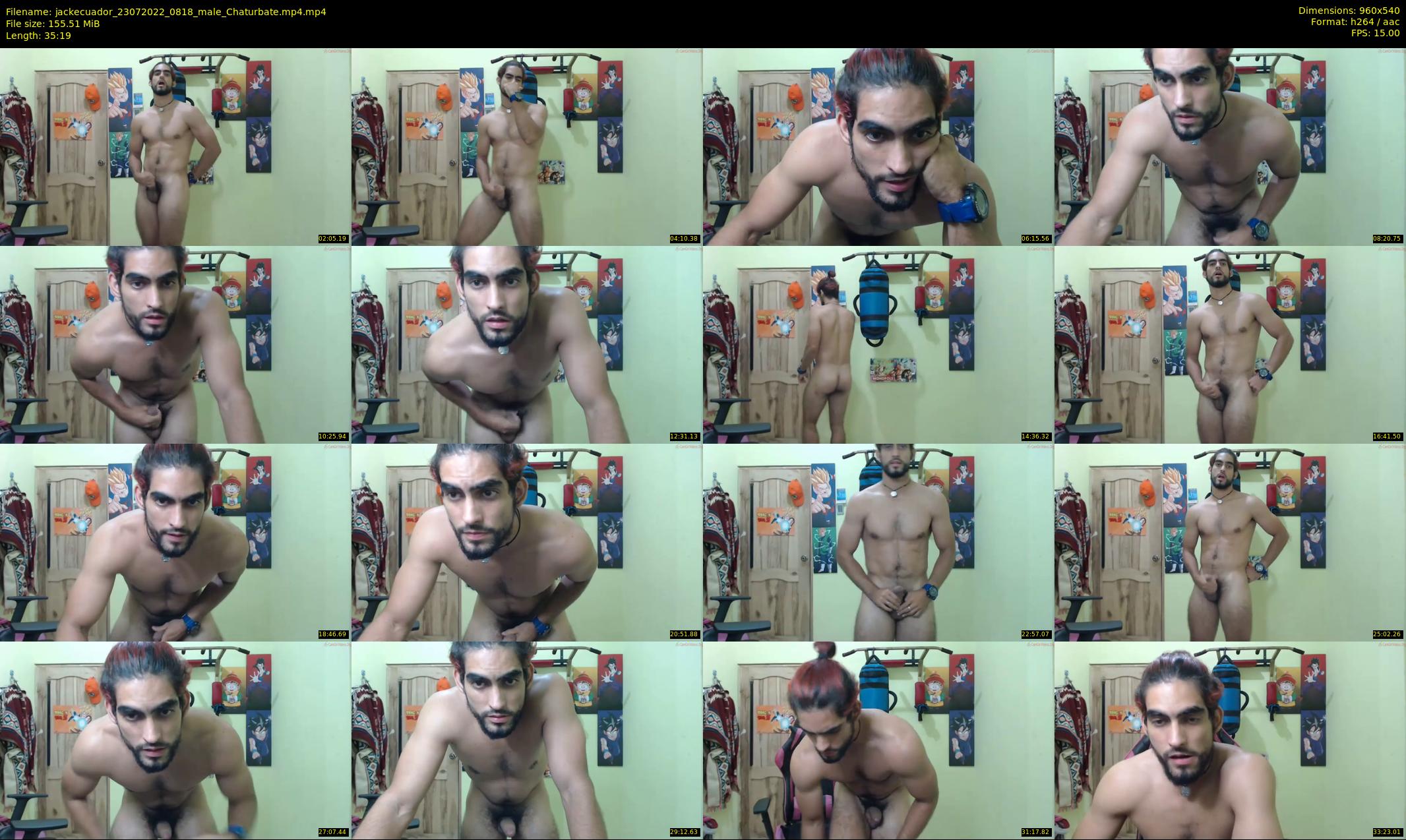 jackecuador — 36 minute Chaturbate male cam show recording, 480p, Jul 23, 2022
