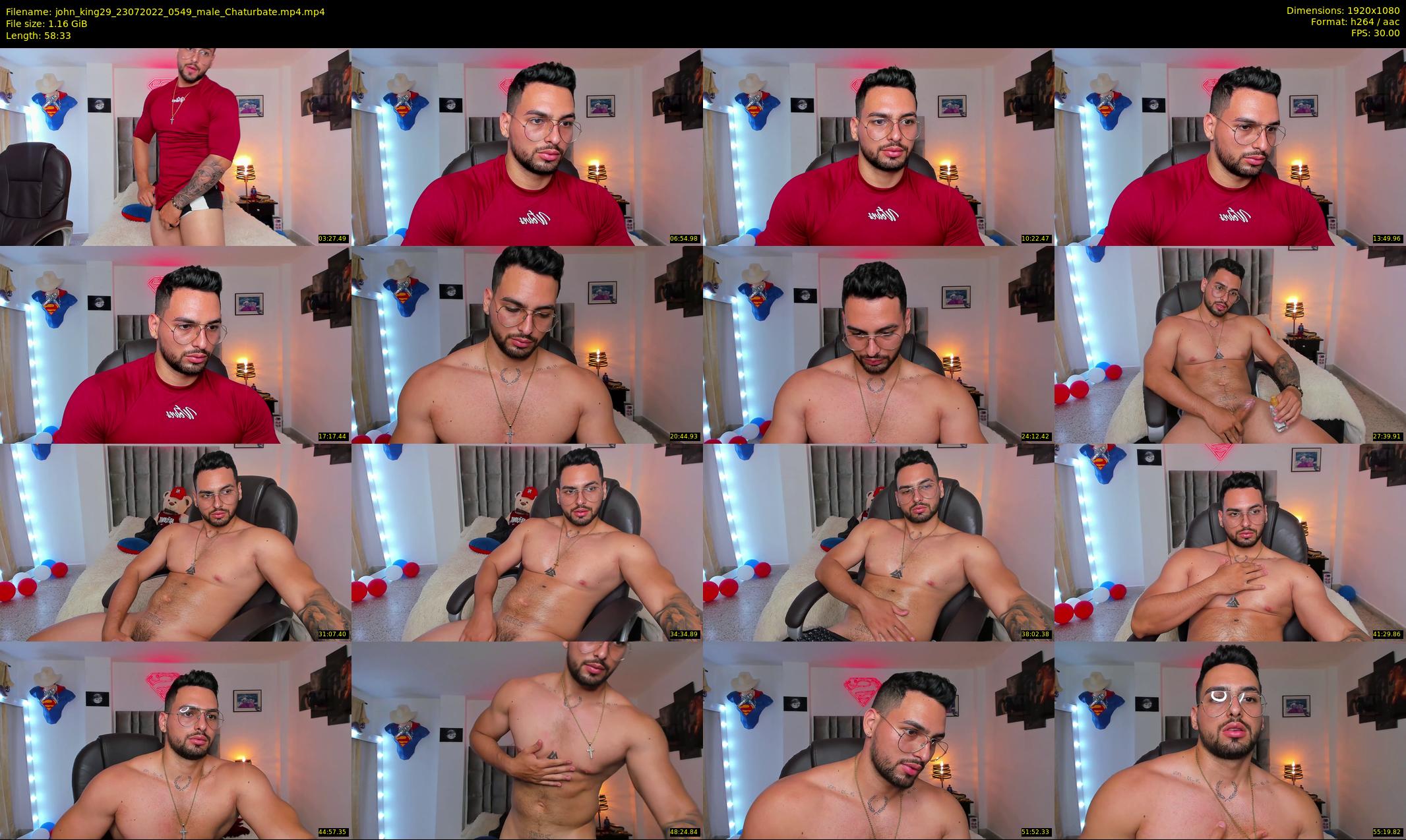john_king29 — 59 minute Chaturbate male cam show recording, 1080p, Jul 23, 2022