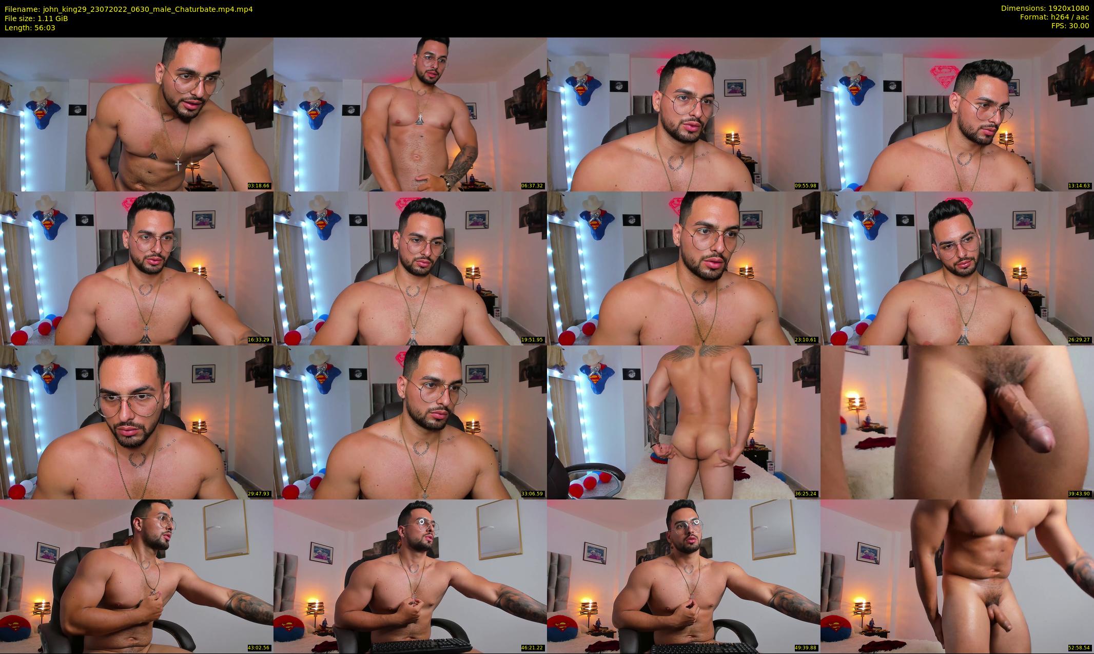 john_king29 — 57 minute Chaturbate male cam show recording, 1080p, Jul 23, 2022