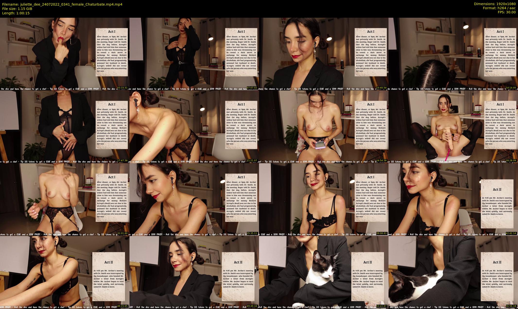juliette_dee — 61 minute Chaturbate female cam show recording, 1080p, Jul 24, 2022
