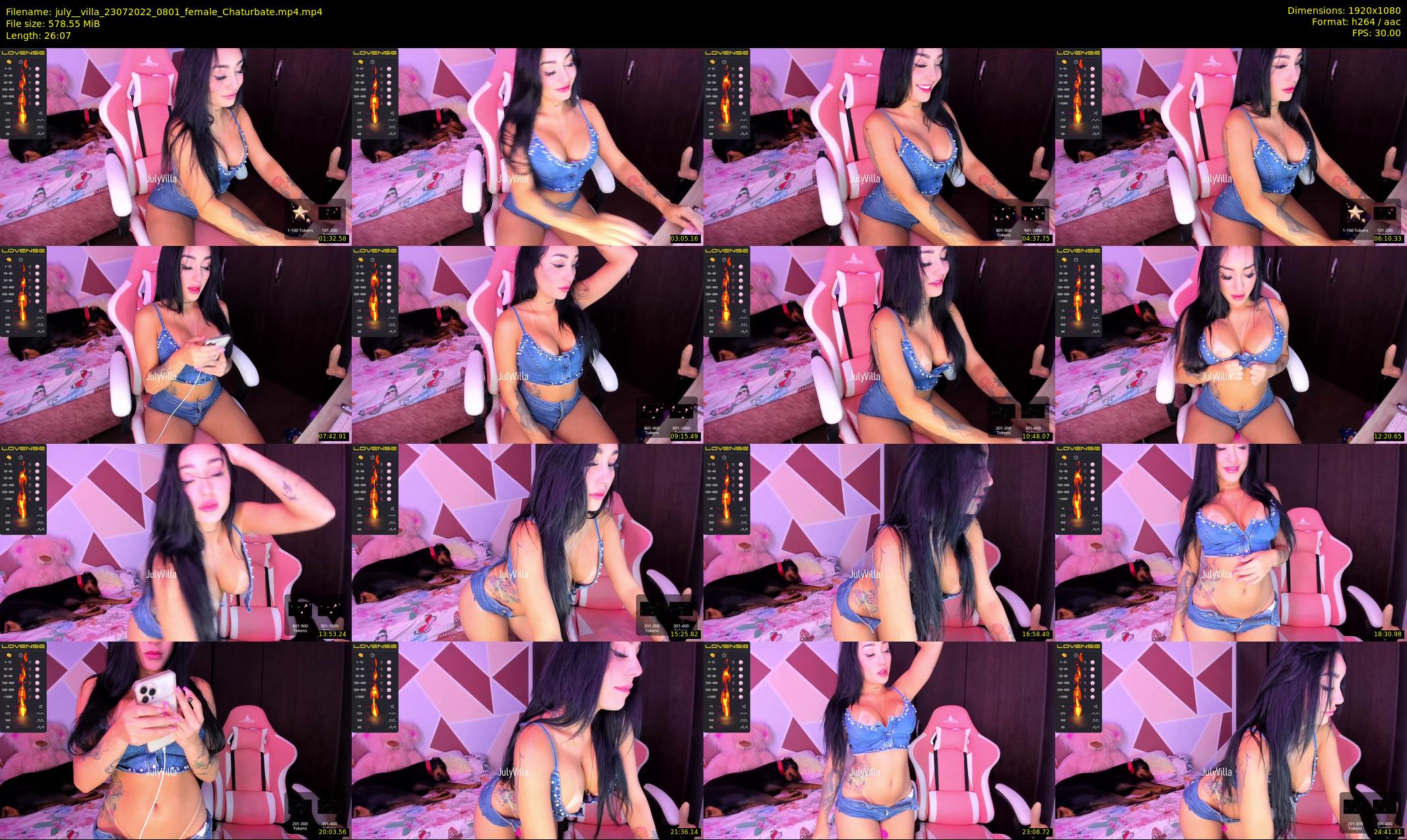 july__villa — 27 minute Chaturbate female cam show recording, 1080p, Jul 23, 2022