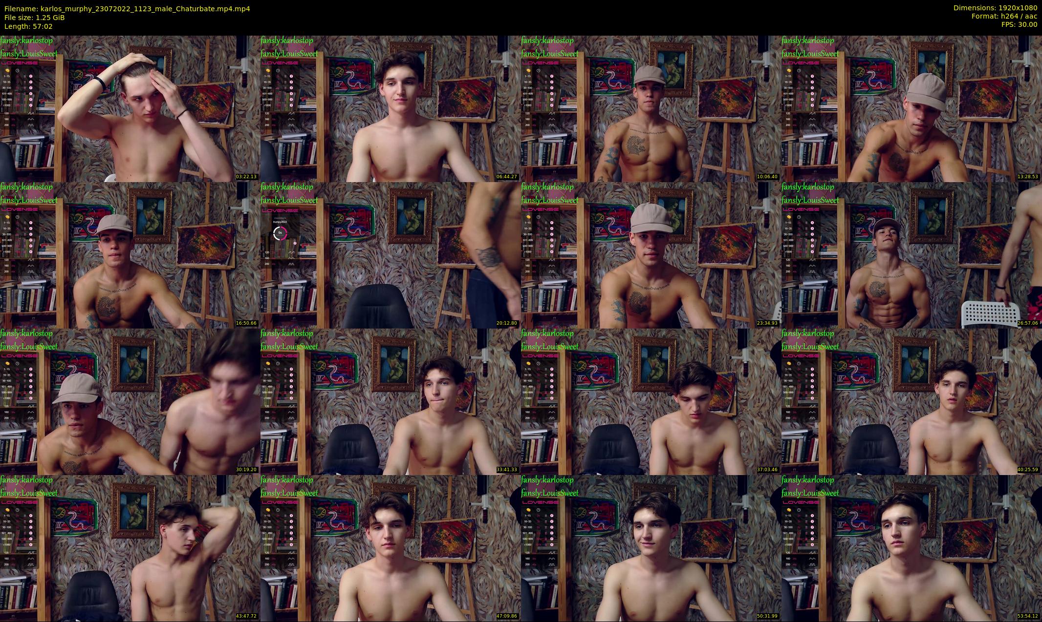 karlos_murphy — 58 minute Chaturbate male cam show recording, 1080p, Jul 23, 2022