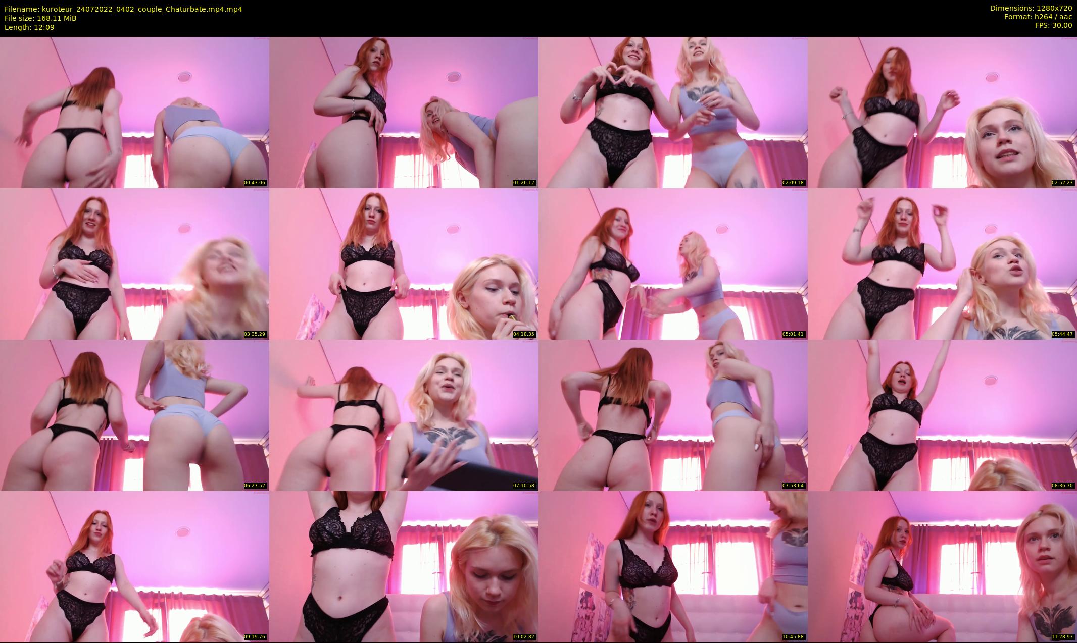 kuroteur — 13 minute Chaturbate couple cam show recording, 720p, Jul 24, 2022