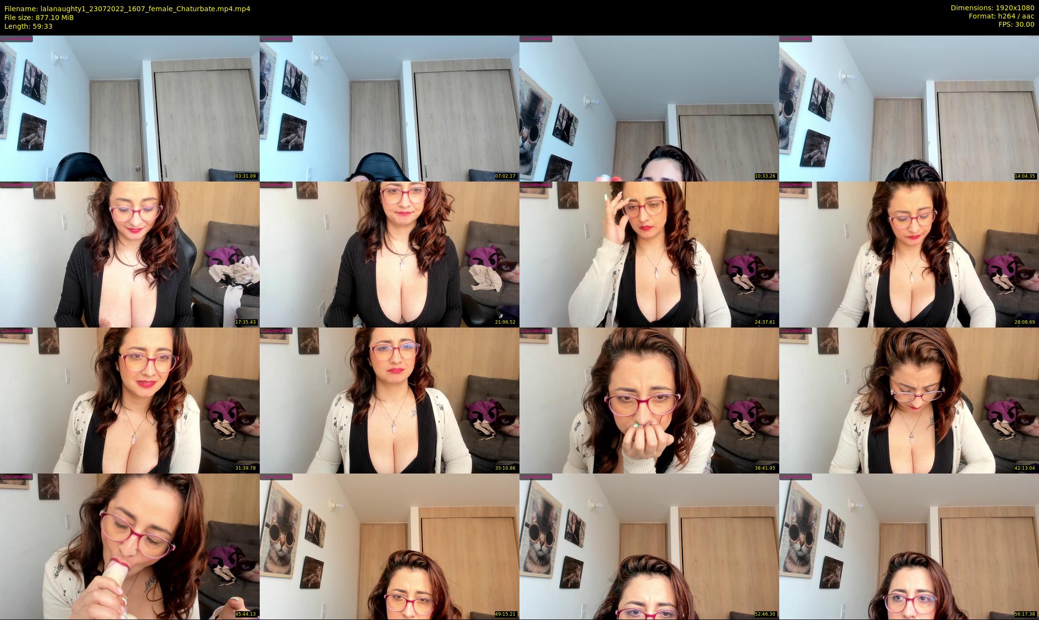 lalanaughty1 — 60 minute Chaturbate female cam show recording, 1080p, Jul 23, 2022
