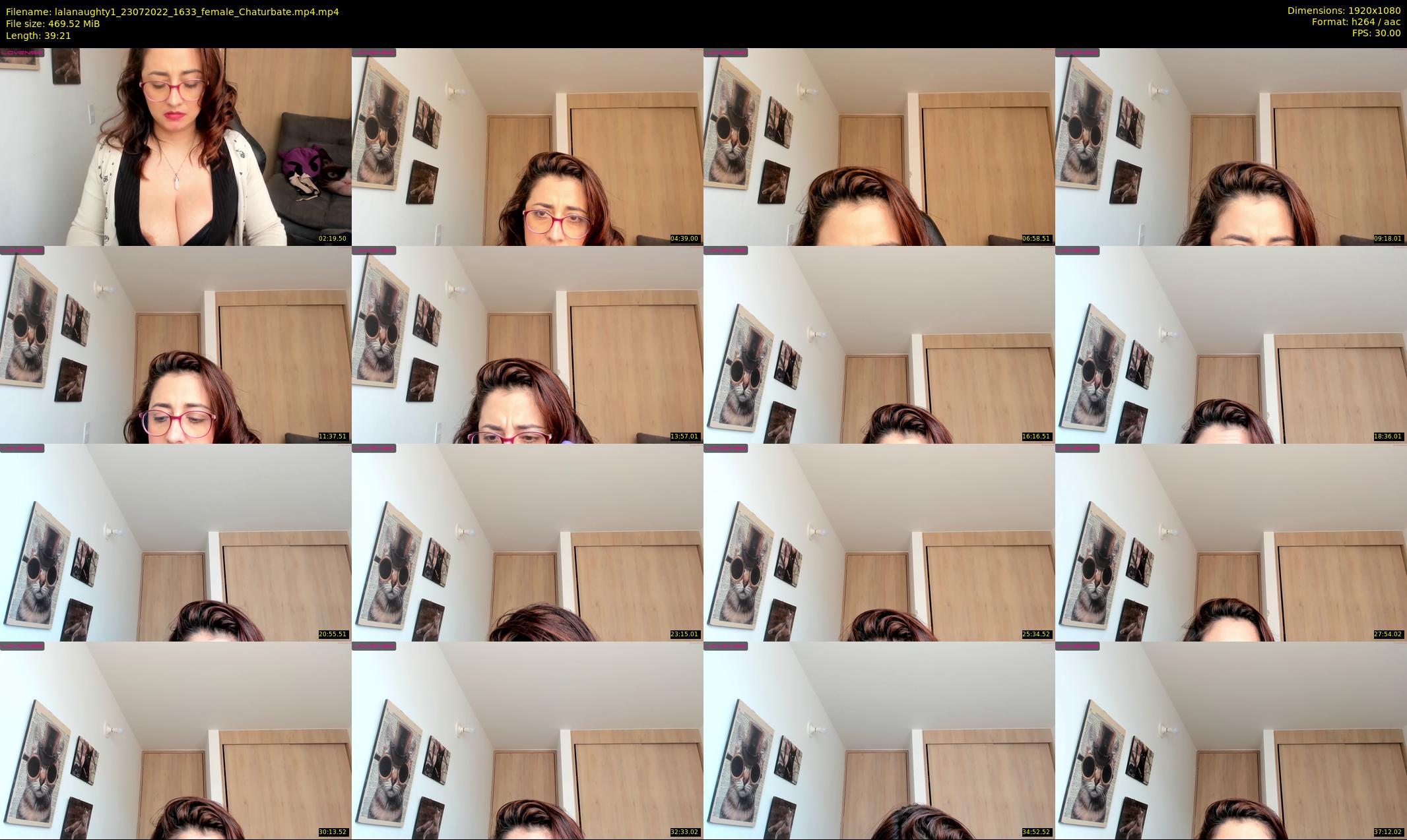 lalanaughty1 — 40 minute Chaturbate female cam show recording, 1080p, Jul 23, 2022