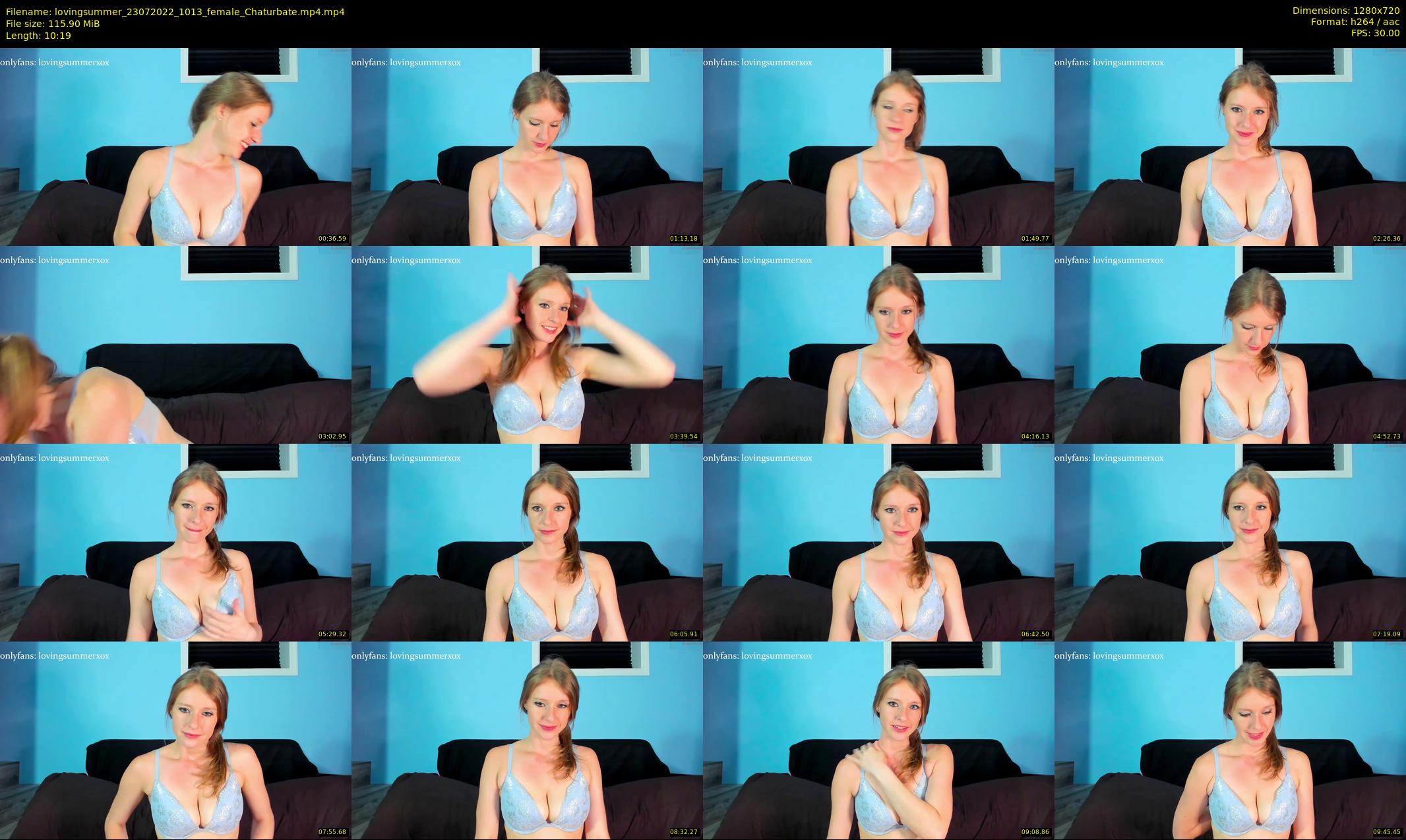 lovingsummer — 11 minute Chaturbate female cam show recording, 720p, Jul 23, 2022