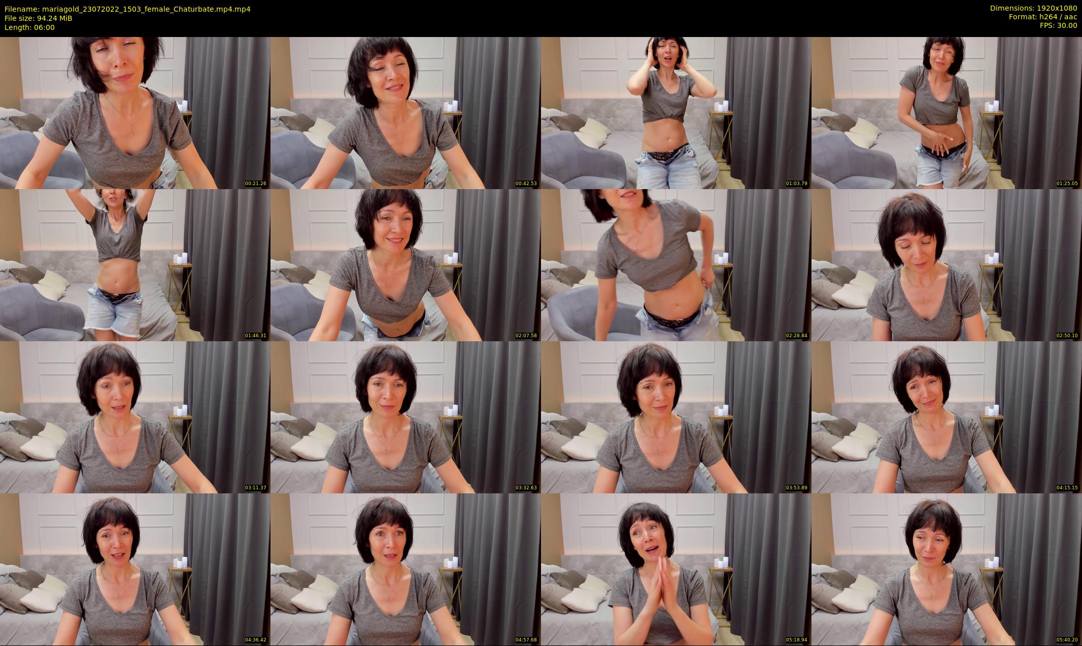 mariagold — 6 minute Chaturbate female cam show recording, 1080p, Jul 23, 2022