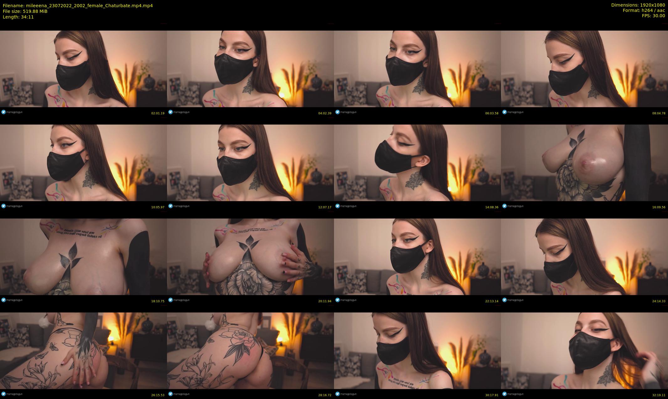 mileeena — 35 minute Chaturbate female cam show recording, 1080p, Jul 23, 2022