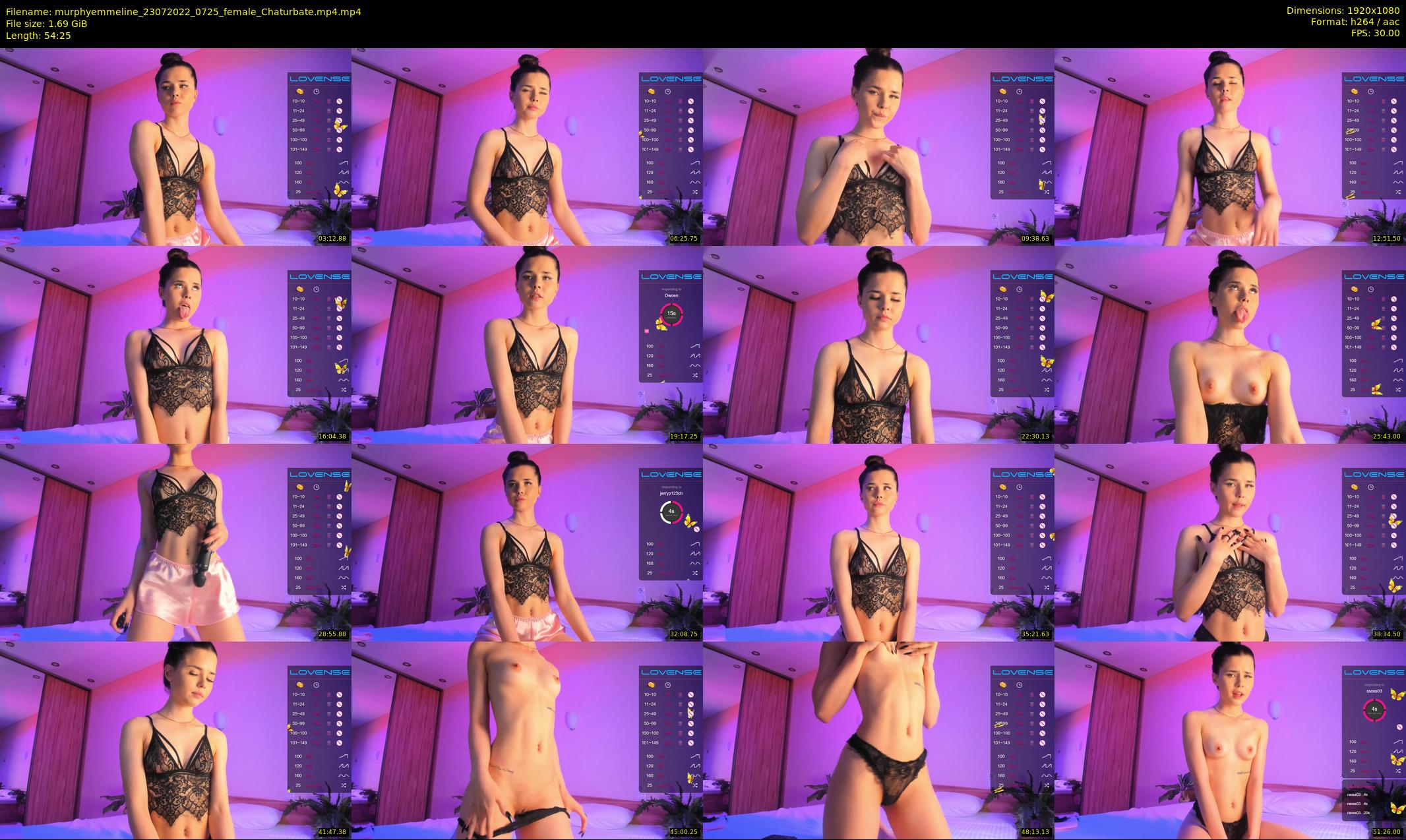 murphyemmeline — 55 minute Chaturbate female cam show recording, 1080p, Jul 23, 2022