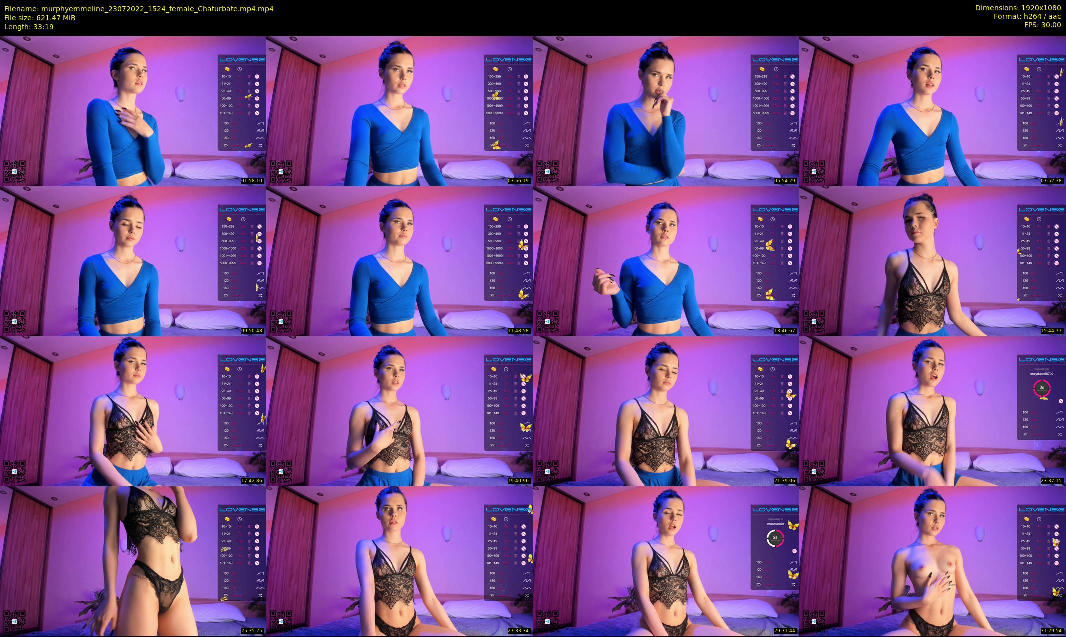 murphyemmeline — 34 minute Chaturbate female cam show recording, 1080p, Jul 23, 2022