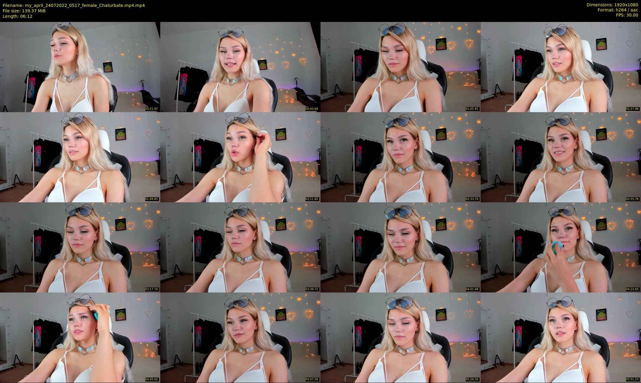 my_april — 7 minute Chaturbate female cam show recording, 1080p, Jul 24, 2022