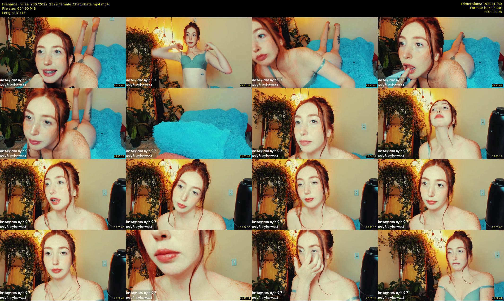 niilaa — 32 minute Chaturbate female cam show recording, 1080p, Jul 23, 2022