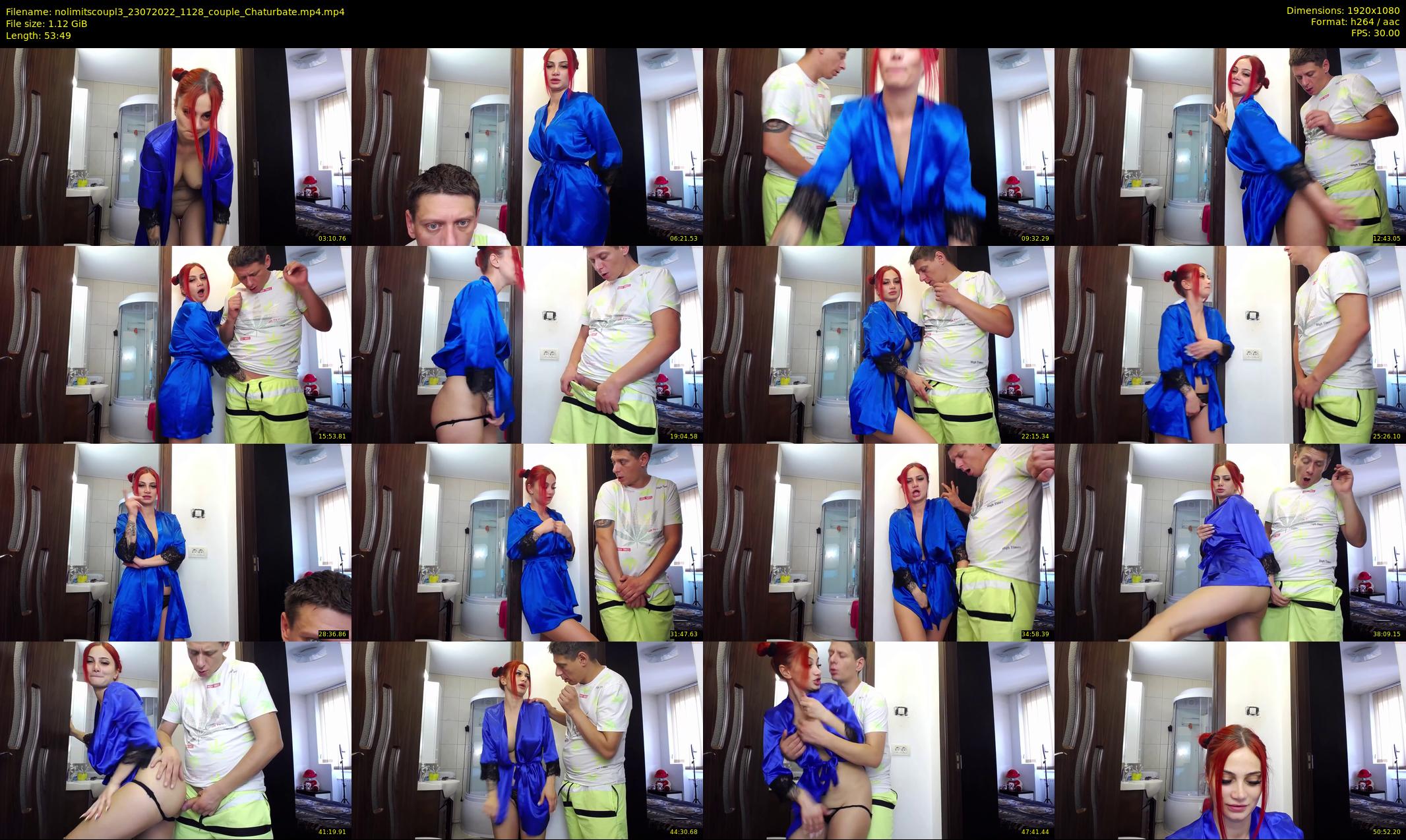 nolimitscoupl3 — 54 minute Chaturbate couple cam show recording, 1080p, Jul 23, 2022