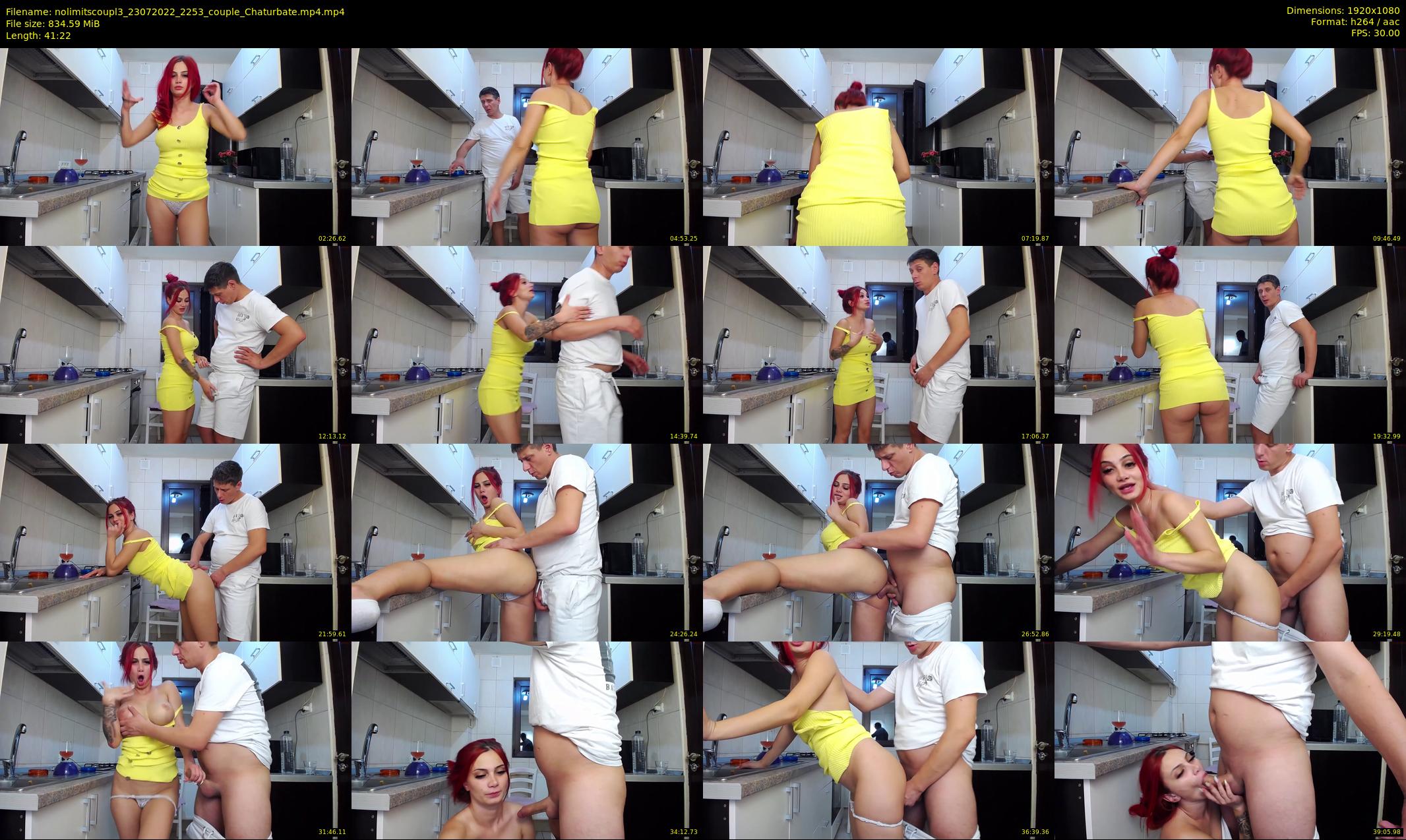 nolimitscoupl3 — 42 minute Chaturbate couple cam show recording, 1080p, Jul 23, 2022