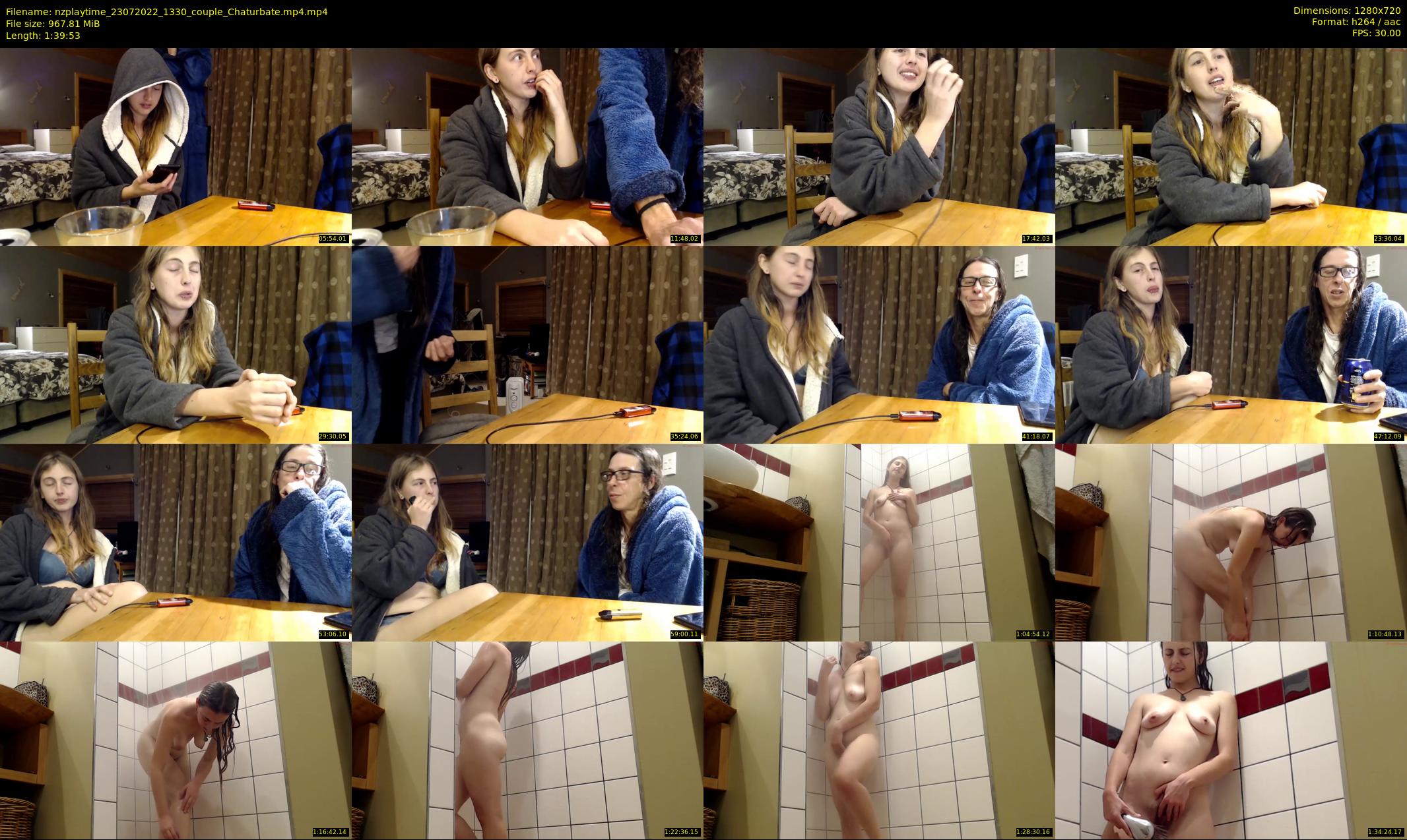 nzplaytime — 100 minute Chaturbate couple cam show recording, 720p, Jul 23, 2022