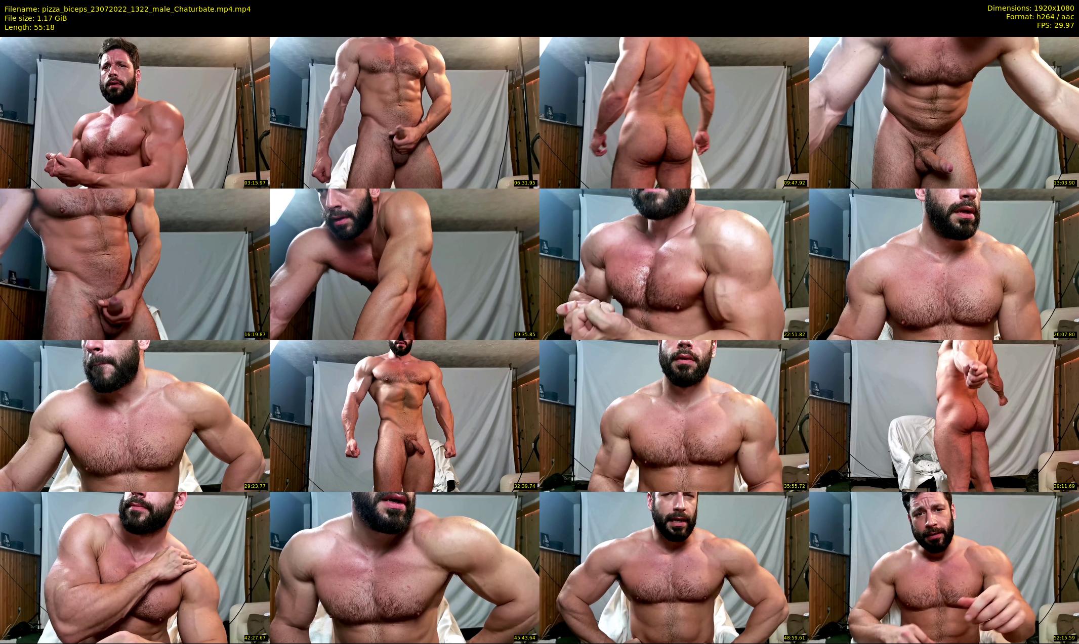 pizza_biceps — 56 minute Chaturbate male cam show recording, 1080p, Jul 23, 2022