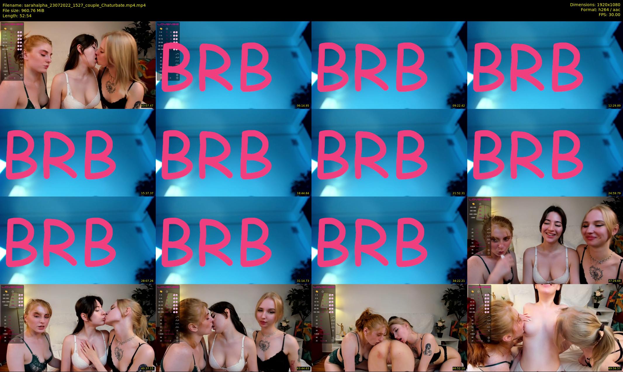 sarahalpha — 53 minute Chaturbate couple cam show recording, 1080p, Jul 23, 2022