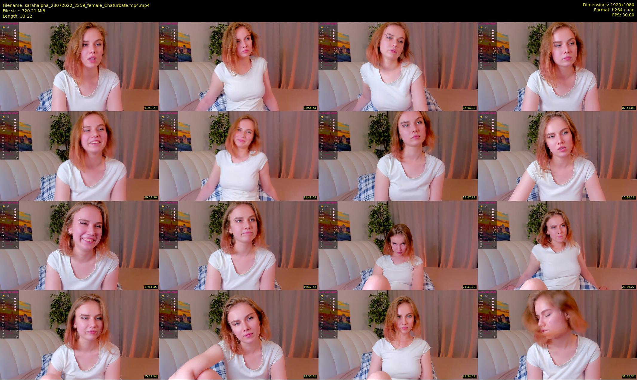 sarahalpha — 34 minute Chaturbate couple cam show recording, 1080p, Jul 23, 2022