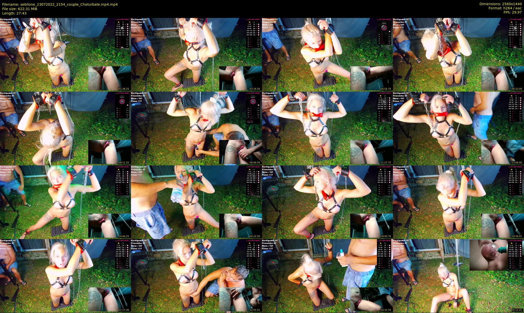 sebilone — 28 minute Chaturbate couple cam show recording, 1080p, Jul 23, 2022