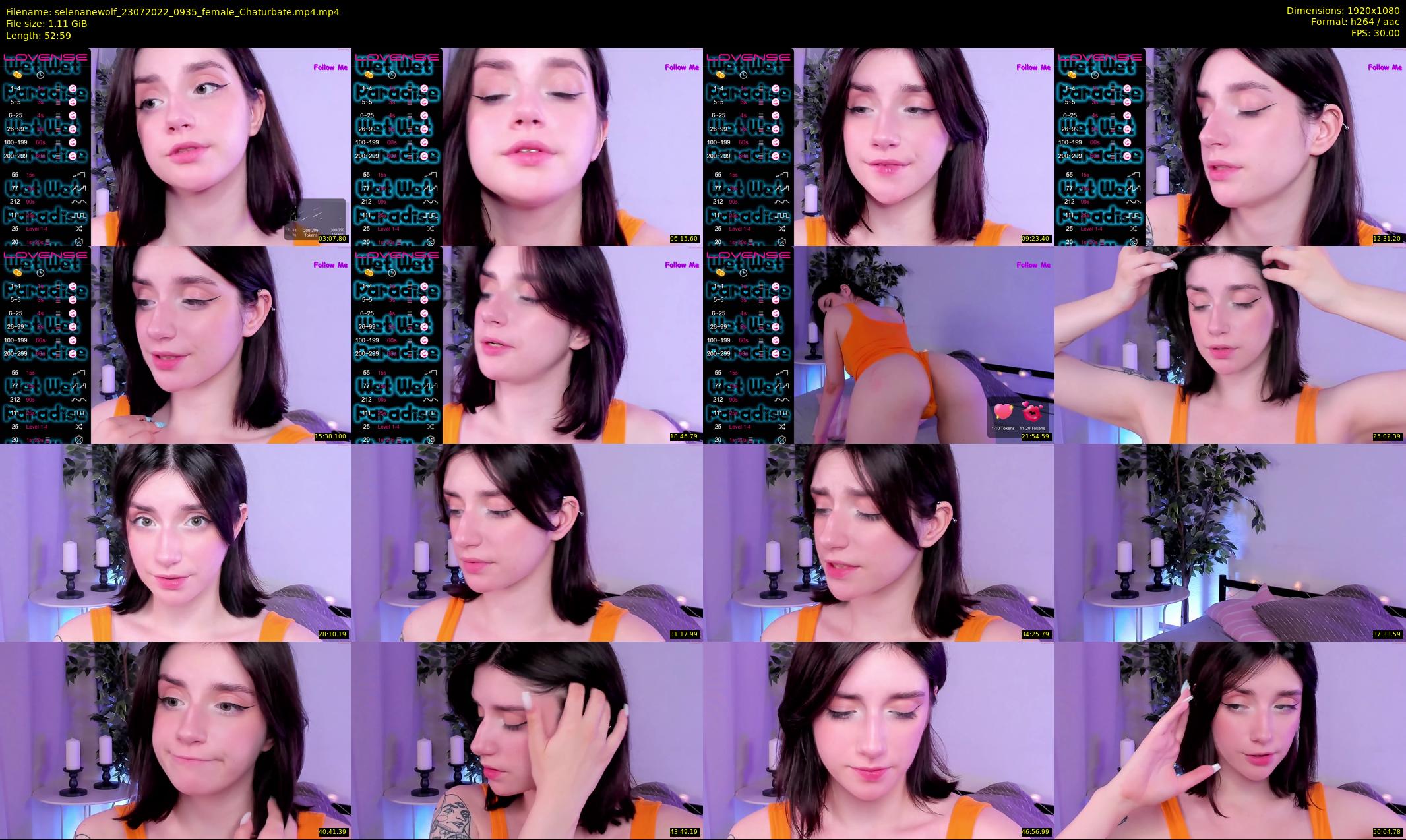selenanewolf — 53 minute Chaturbate couple cam show recording, 1080p, Jul 23, 2022