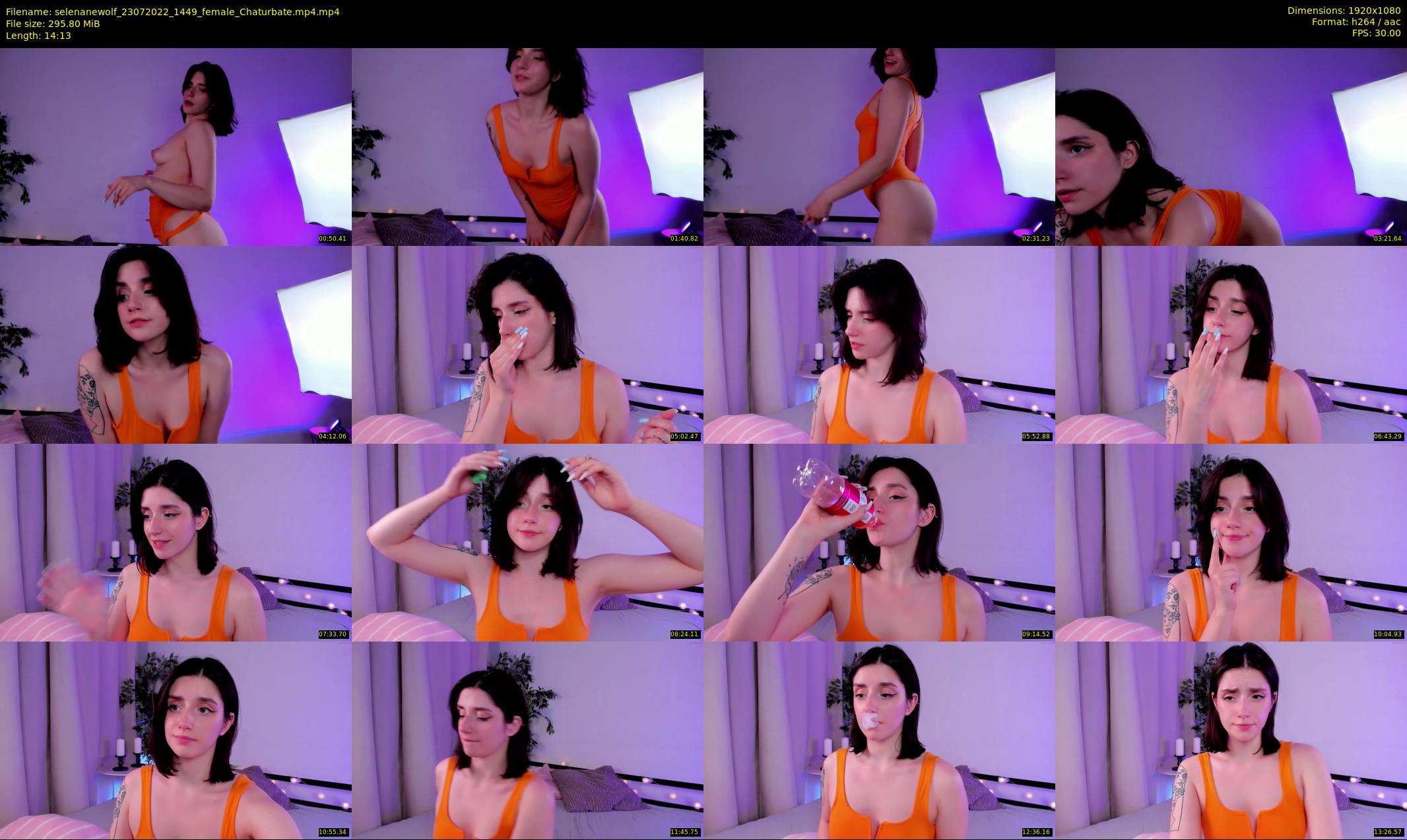 selenanewolf — 15 minute Chaturbate couple cam show recording, 1080p, Jul 23, 2022