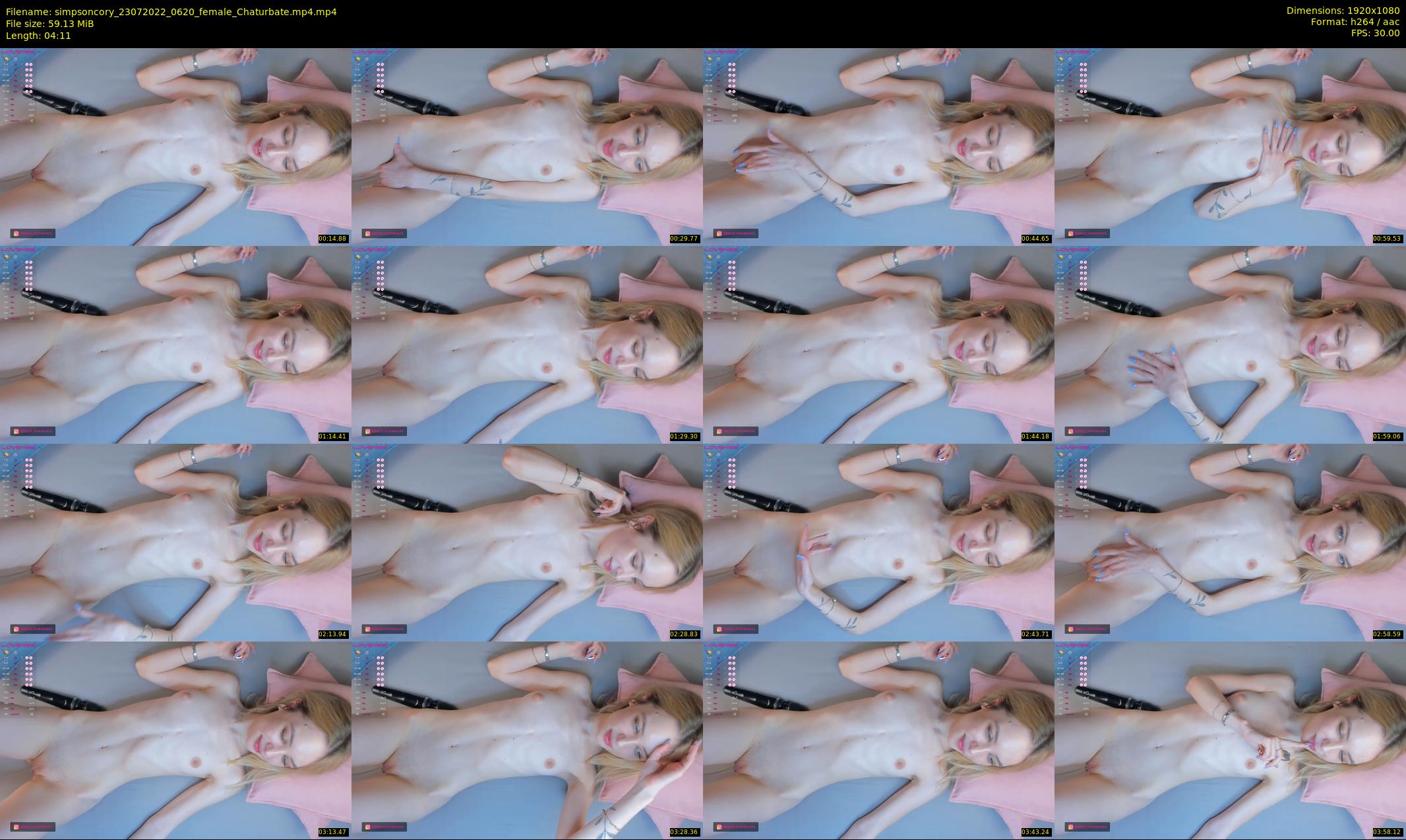 simpsoncory — 5 minute Chaturbate female cam show recording, 1080p, Jul 23, 2022