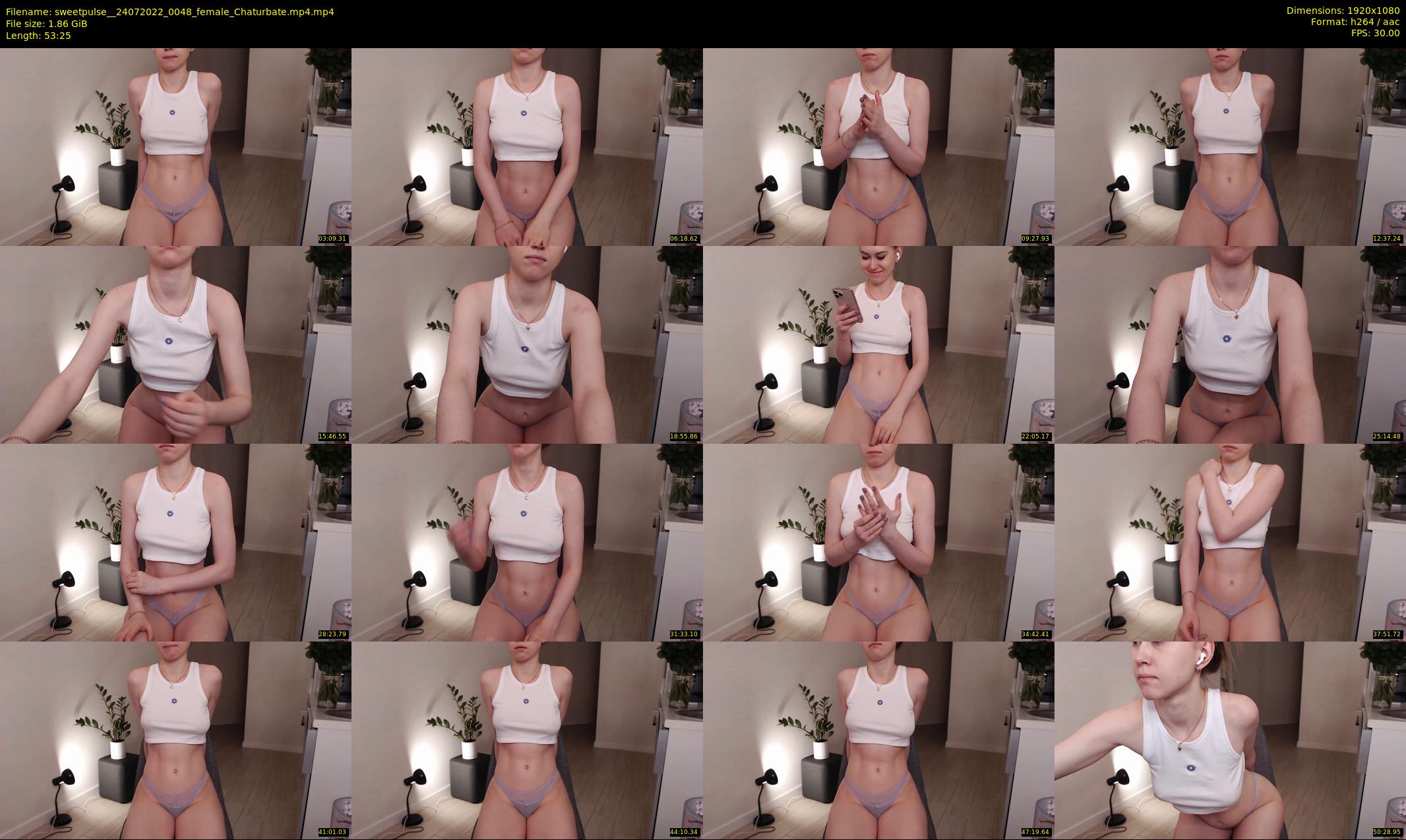 sweetpulse_ — 54 minute Chaturbate female cam show recording, 1080p, Jul 24, 2022