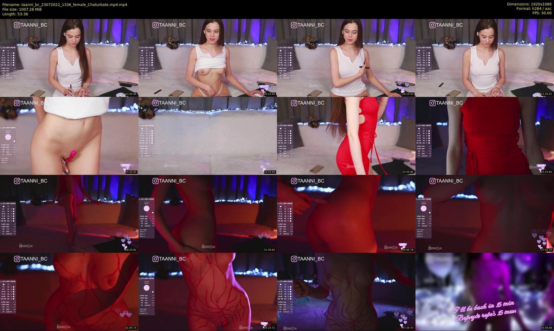 taanni_bc — 54 minute Chaturbate female cam show recording, 1080p, Jul 23, 2022