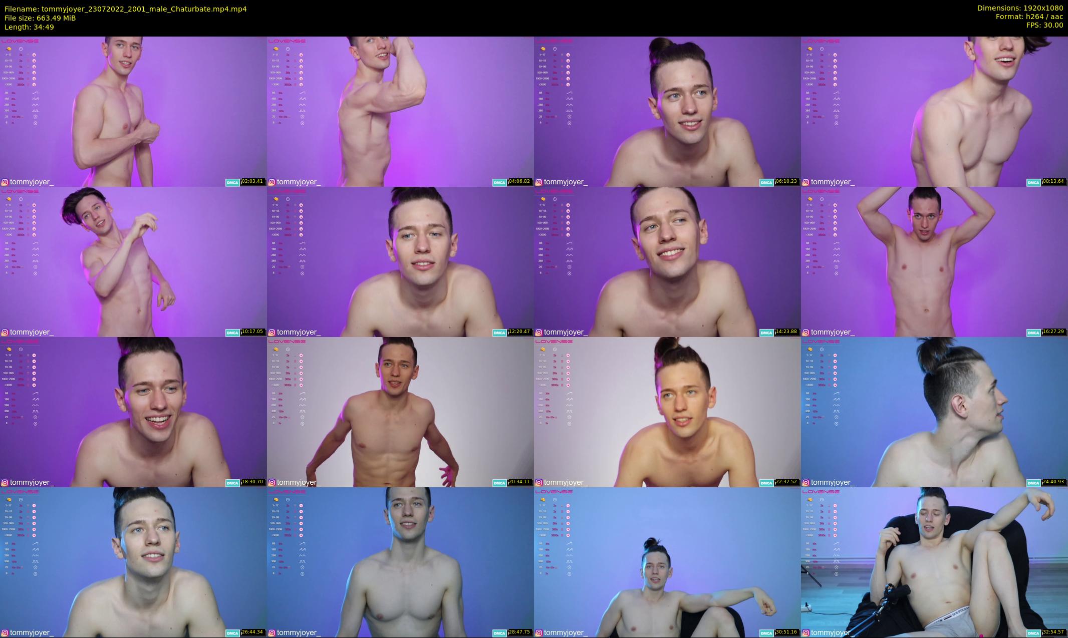 tommyjoyer — 35 minute Chaturbate male cam show recording, 1080p, Jul 23, 2022