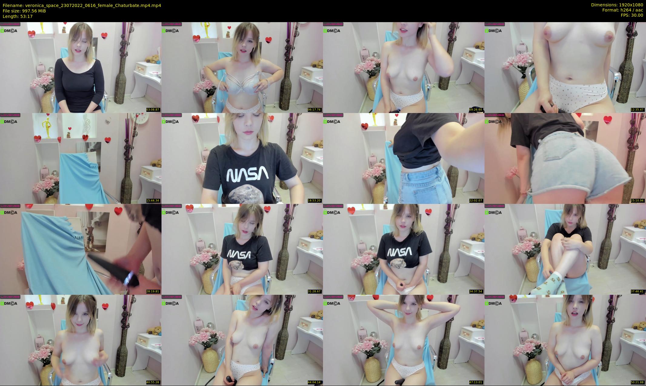 veronica_space — 54 minute Chaturbate female cam show recording, 1080p, Jul 23, 2022
