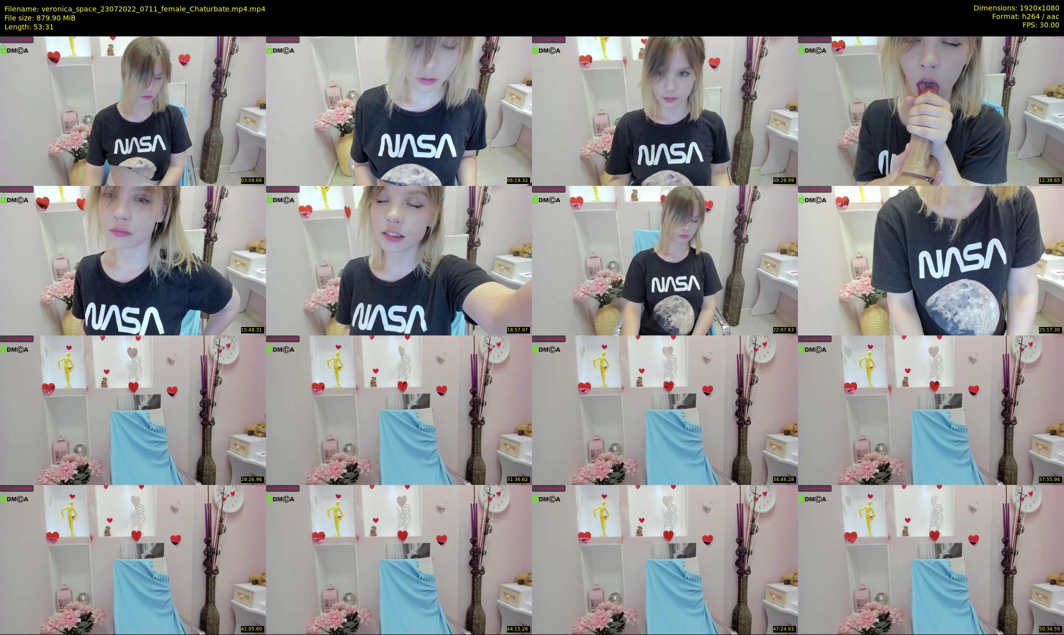 veronica_space — 54 minute Chaturbate female cam show recording, 1080p, Jul 23, 2022