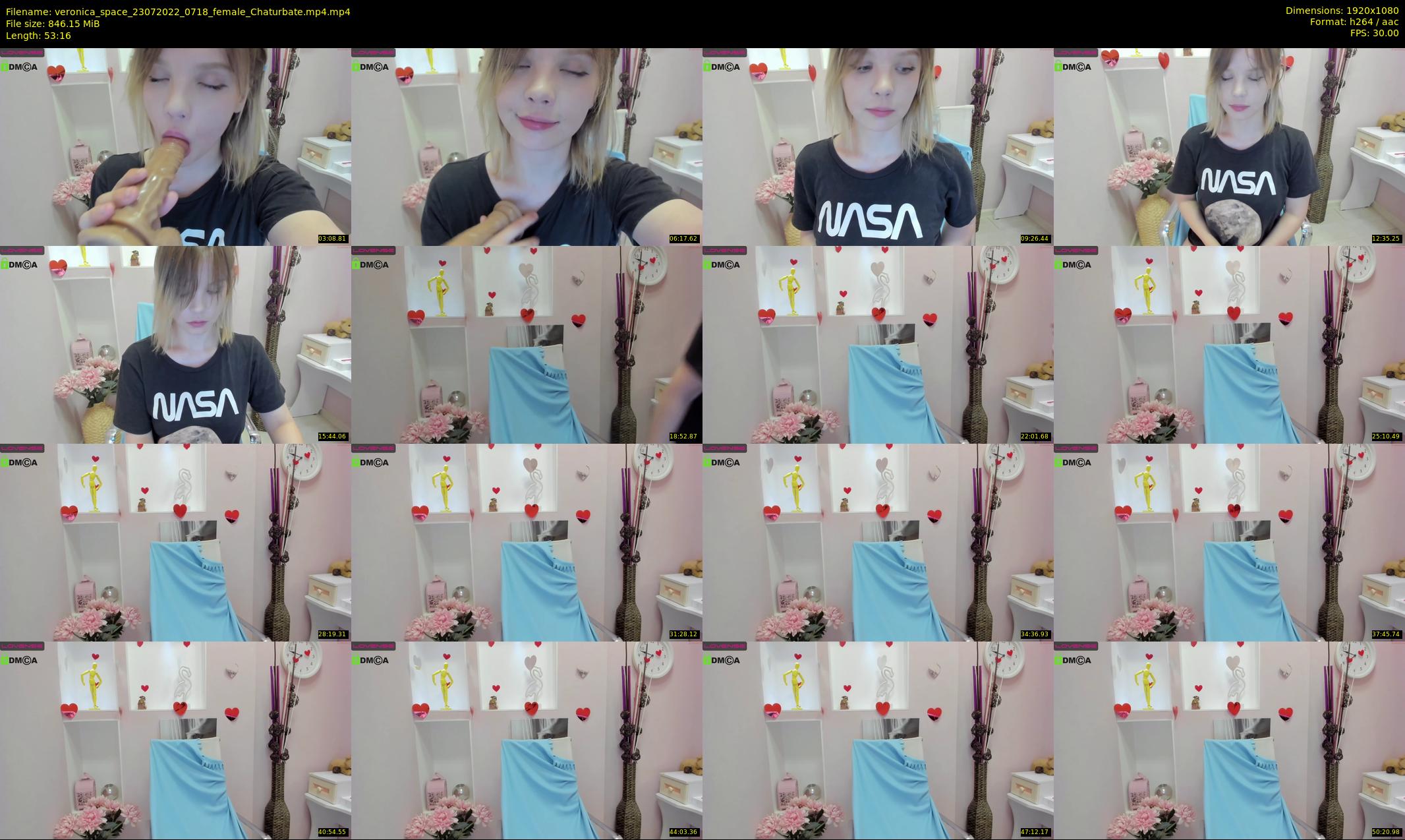 veronica_space — 54 minute Chaturbate female cam show recording, 1080p, Jul 23, 2022