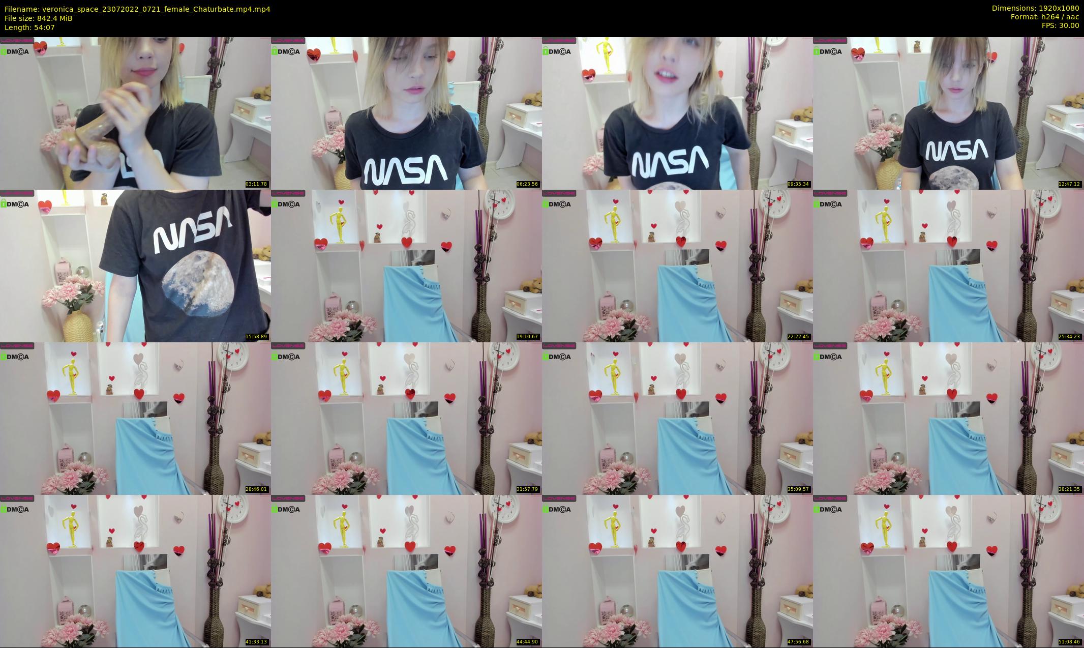 veronica_space — 55 minute Chaturbate female cam show recording, 1080p, Jul 23, 2022