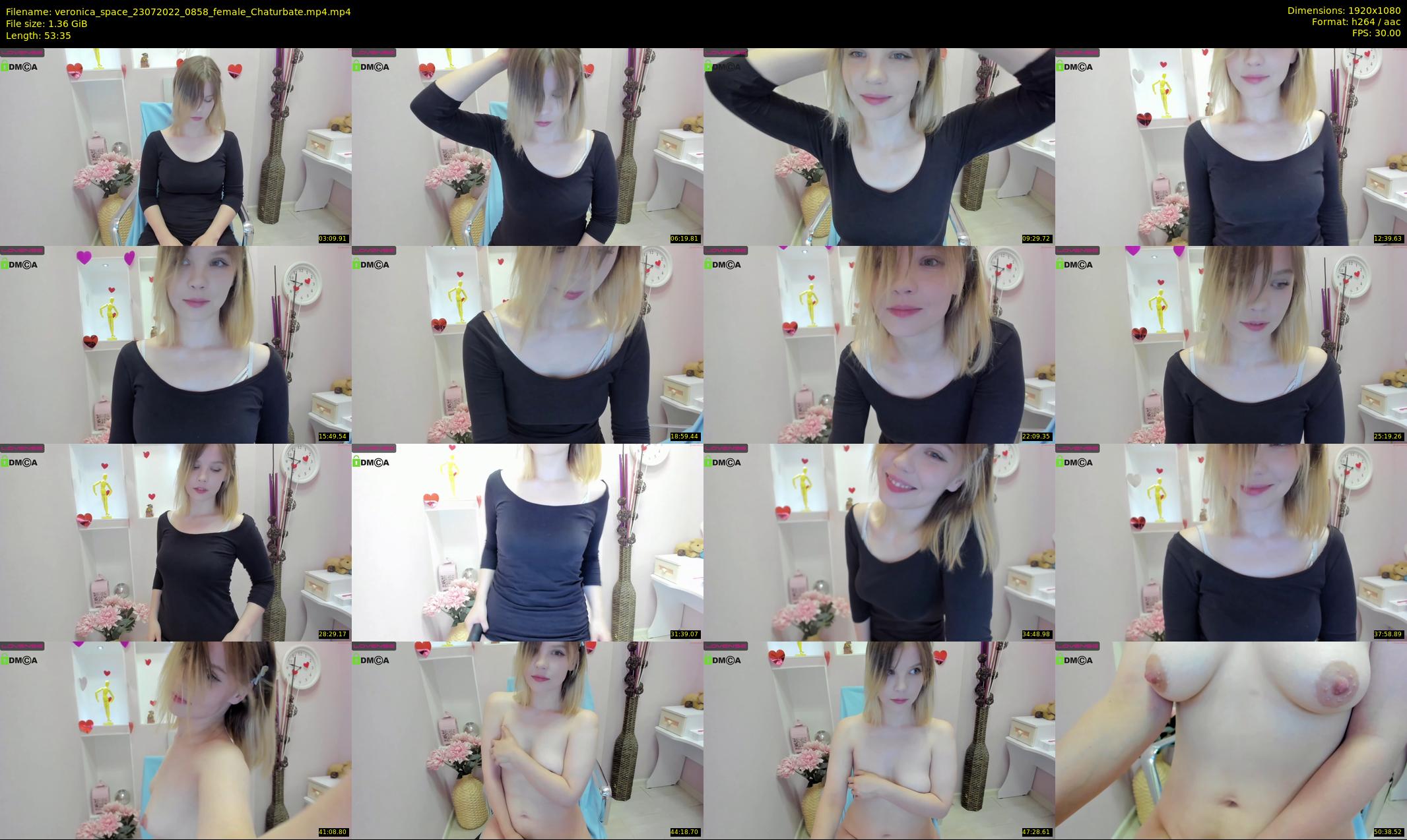 veronica_space — 54 minute Chaturbate female cam show recording, 1080p, Jul 23, 2022