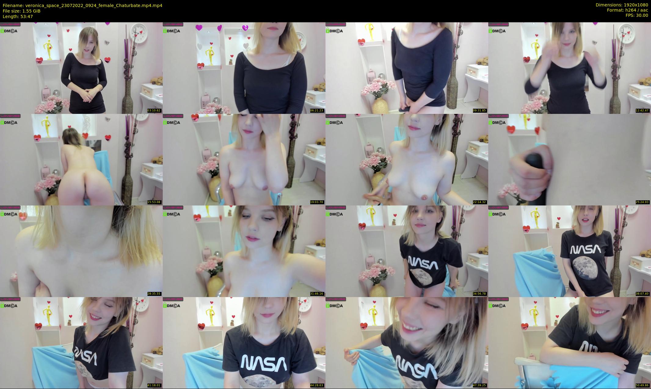 veronica_space — 54 minute Chaturbate female cam show recording, 1080p, Jul 23, 2022