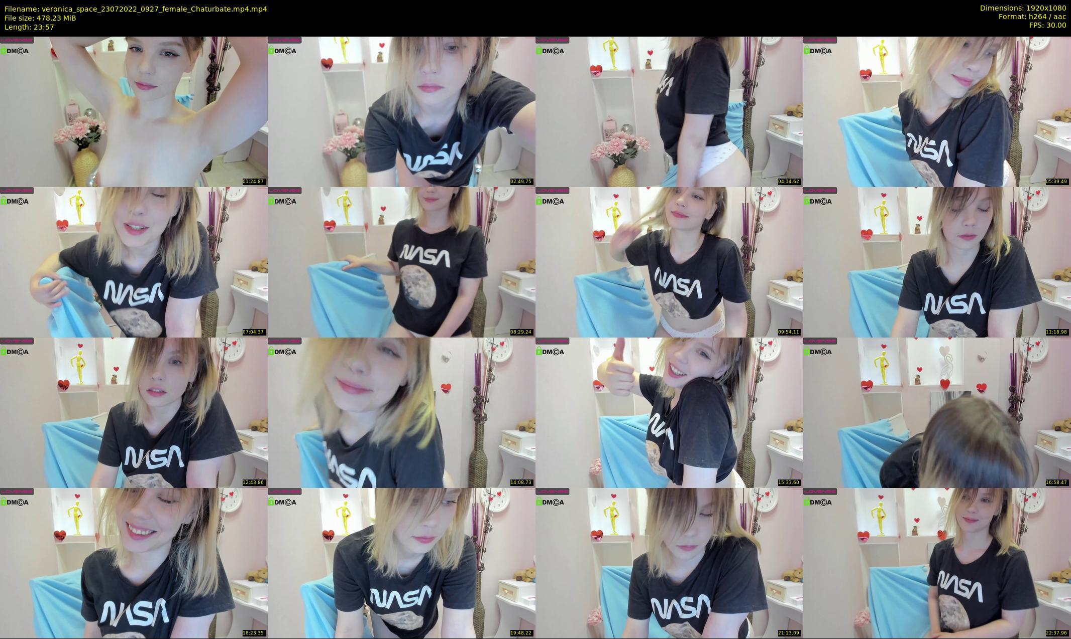 veronica_space — 24 minute Chaturbate female cam show recording, 1080p, Jul 23, 2022