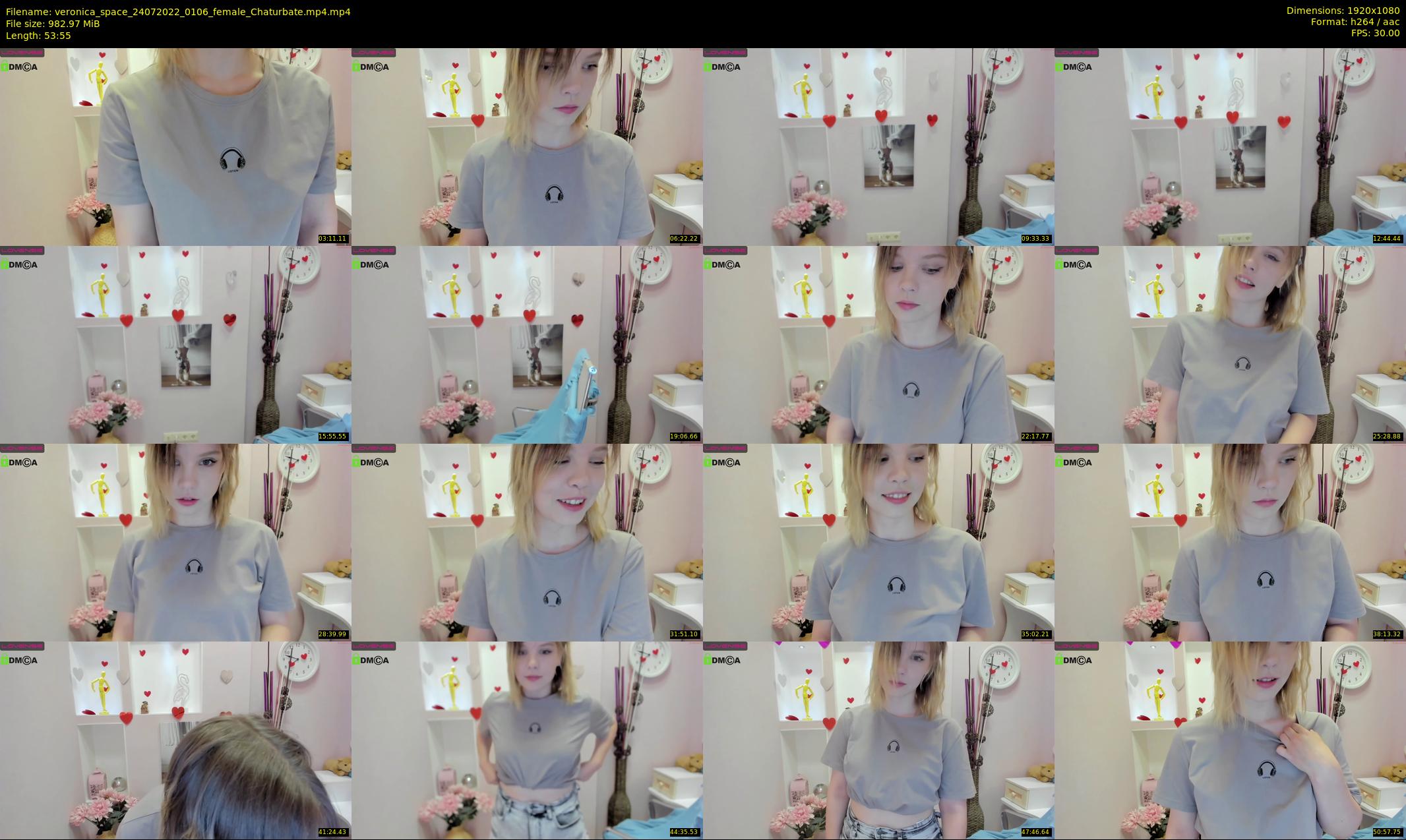 veronica_space — 54 minute Chaturbate female cam show recording, 1080p, Jul 24, 2022