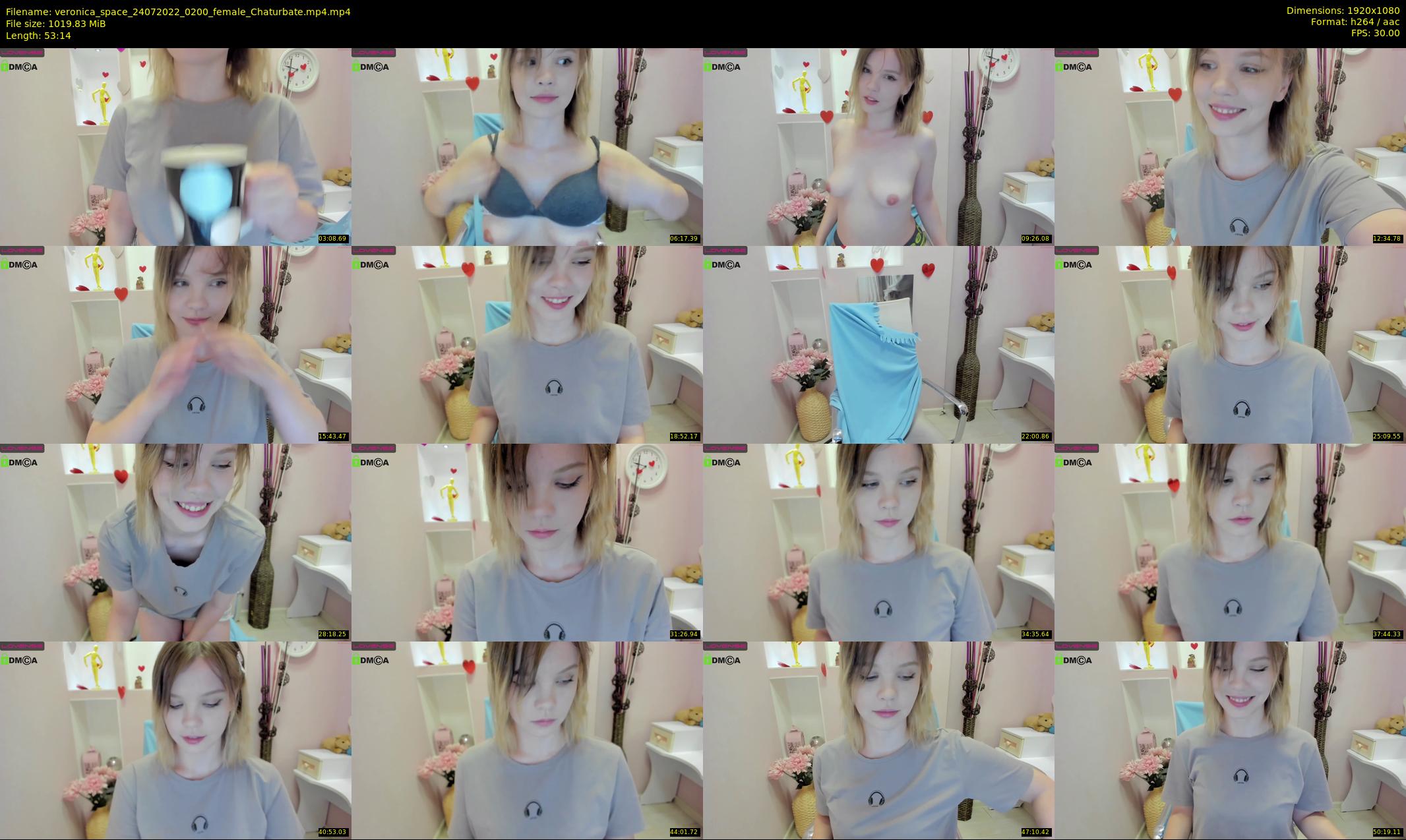 veronica_space — 54 minute Chaturbate female cam show recording, 1080p, Jul 24, 2022